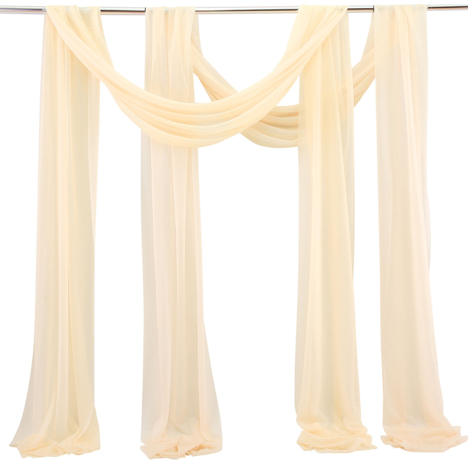 Wedding Arch Chiffon Fabric Drapery Wedding Drapery Arch Decoration Wedding Decor Wedding Arch Chiffon Fabric Drapery Wedding Drapery Arch Decoration Wedding Decor