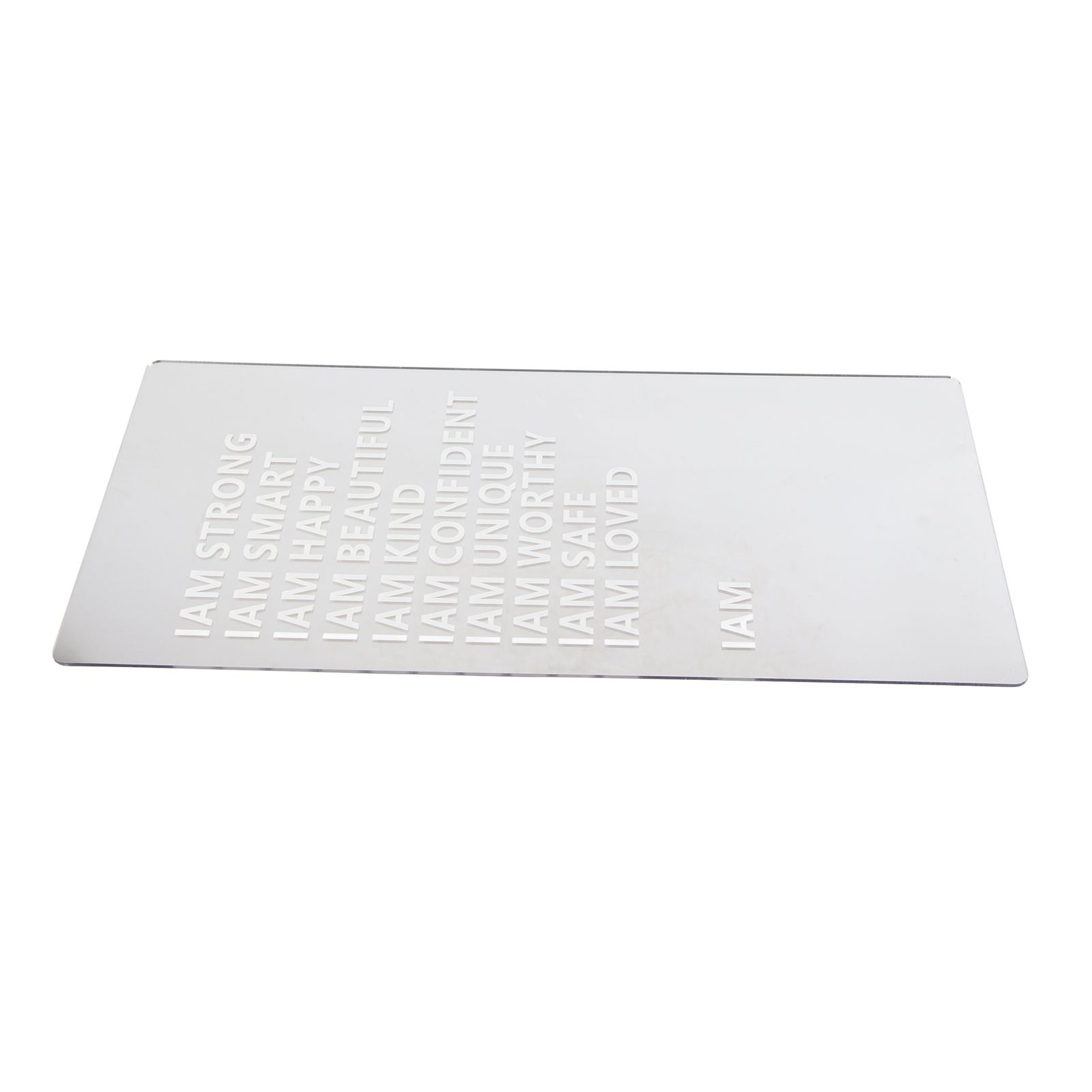 LED Affirmation Mirror Acrylic Mirror USB Mirror Inspirational Mirror Versatile Decor