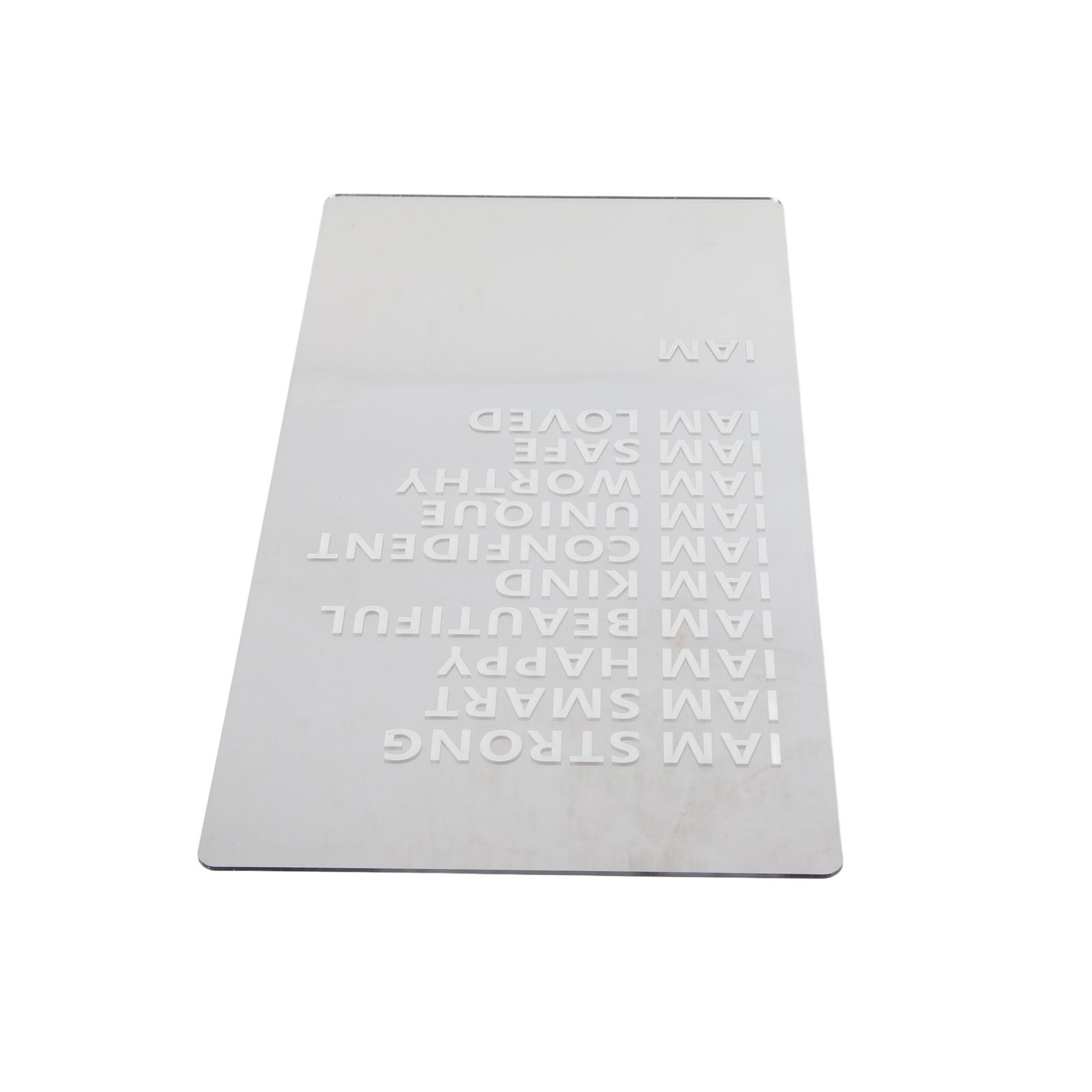 LED Affirmation Mirror Acrylic Mirror USB Mirror Inspirational Mirror Versatile Decor