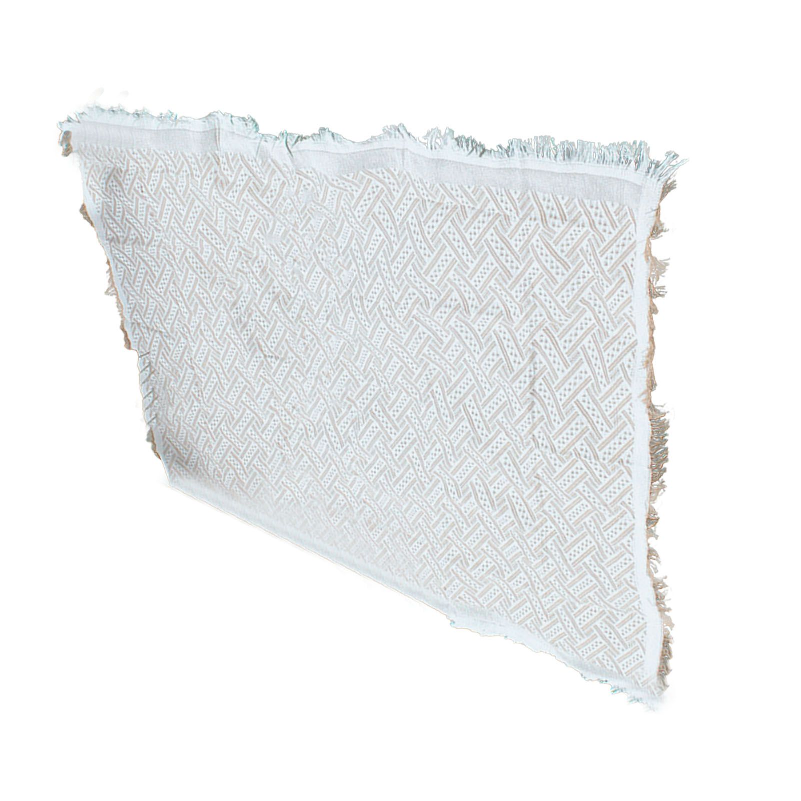 Outdoor Picnic Blanket with Fringe Cotton Soft Comfortable Simple Style for Camping Beach 180x130