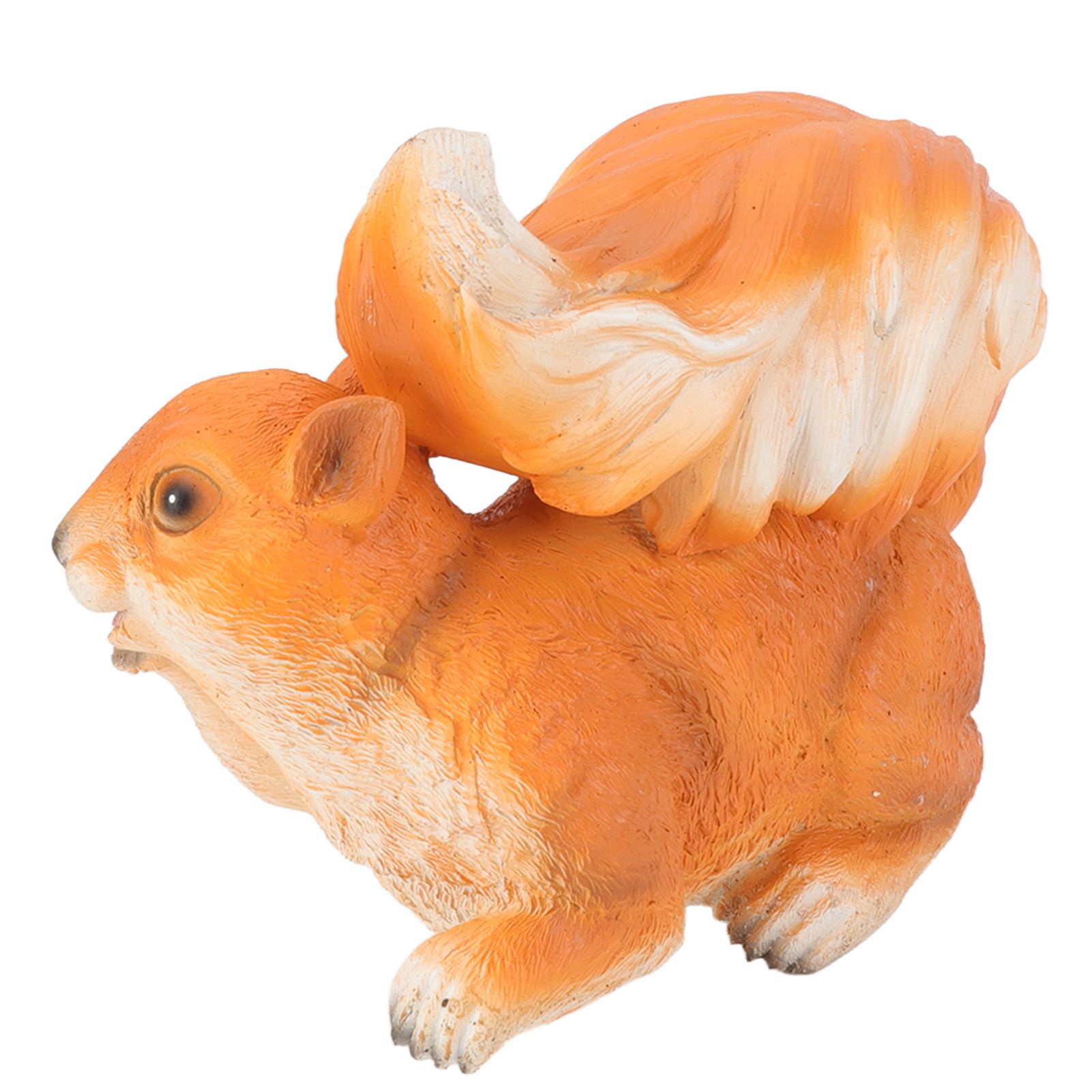 Resin Squirrel Figurine Statue Garden Landscape Decoration Animals Ornaments for Scenic Spots Courtyards Climbing Trees Red Brown Squirrel