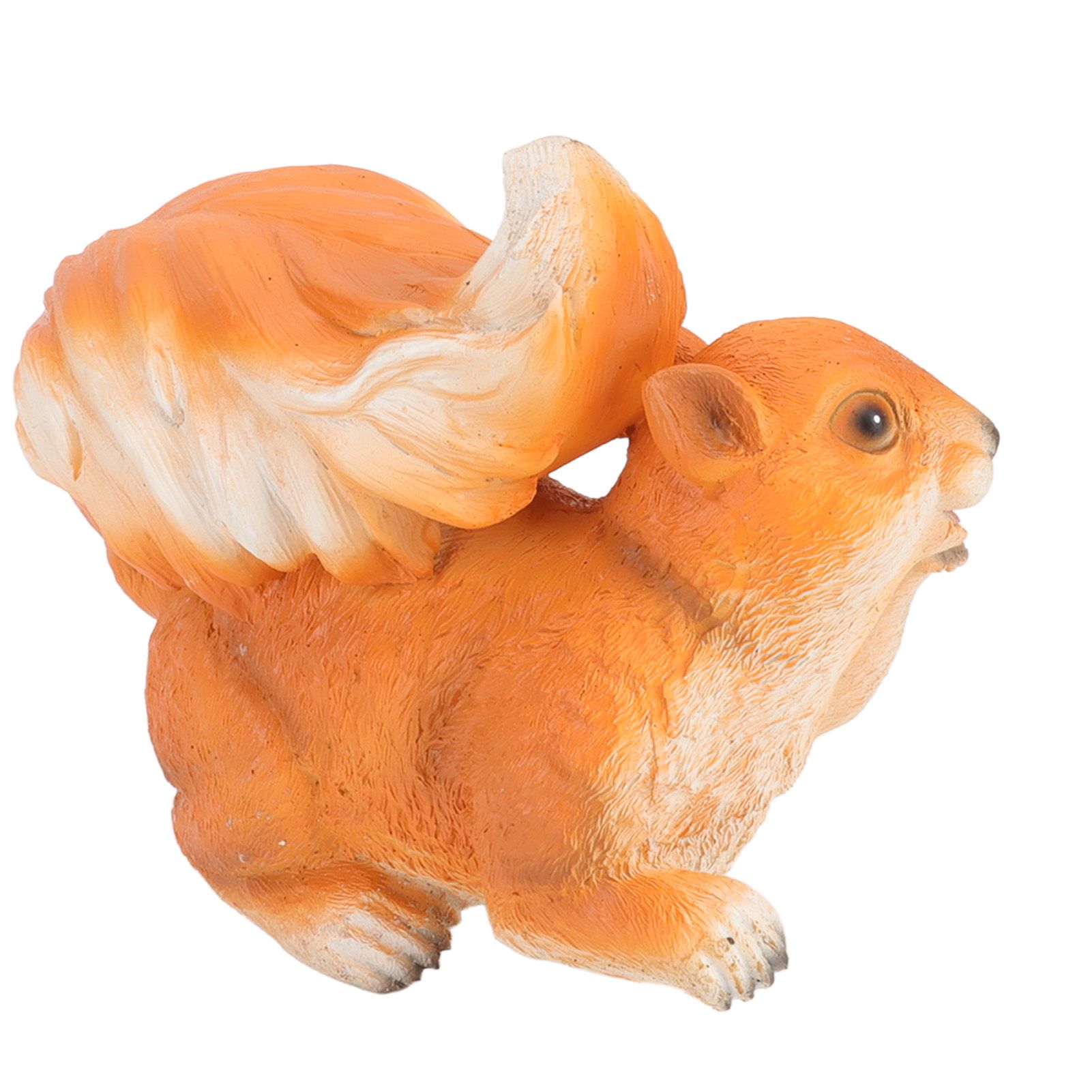 Resin Squirrel Figurine Statue Garden Landscape Decoration Animals Ornaments for Scenic Spots Courtyards Climbing Trees Red Brown Squirrel