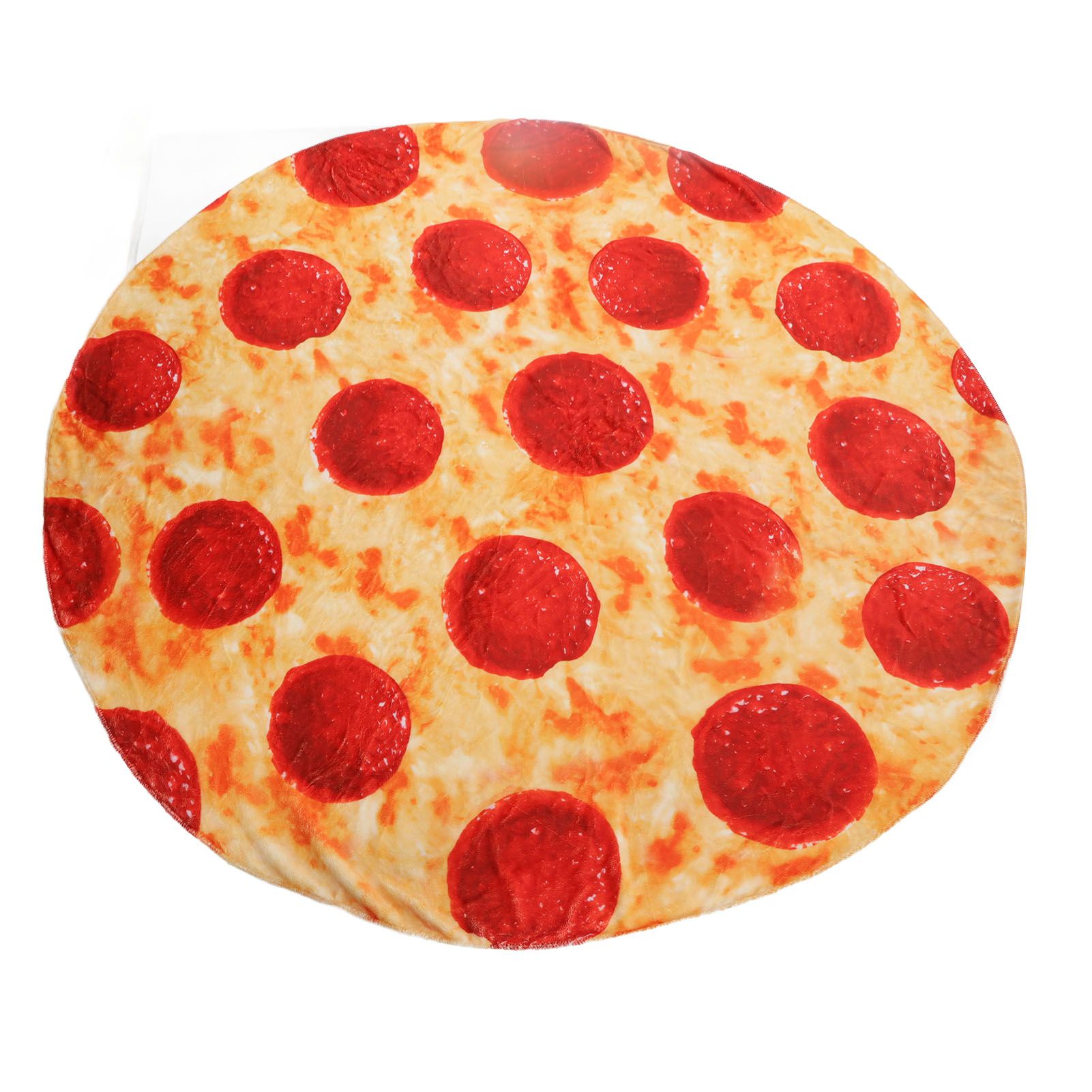 Pizza Blanket for Adults and Kids Soft Flannel Throw Blanket Comfortable Vivid Funny Food Throw for Home
