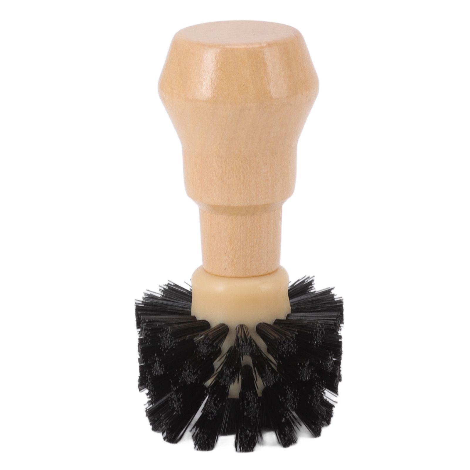 Portafilter Cleaning Brush Professional Portable Coffee Tamper Cleaning Brush with Wooden Handle for Kitchen Tool 51mm/2.01in, 54mm/2.13in