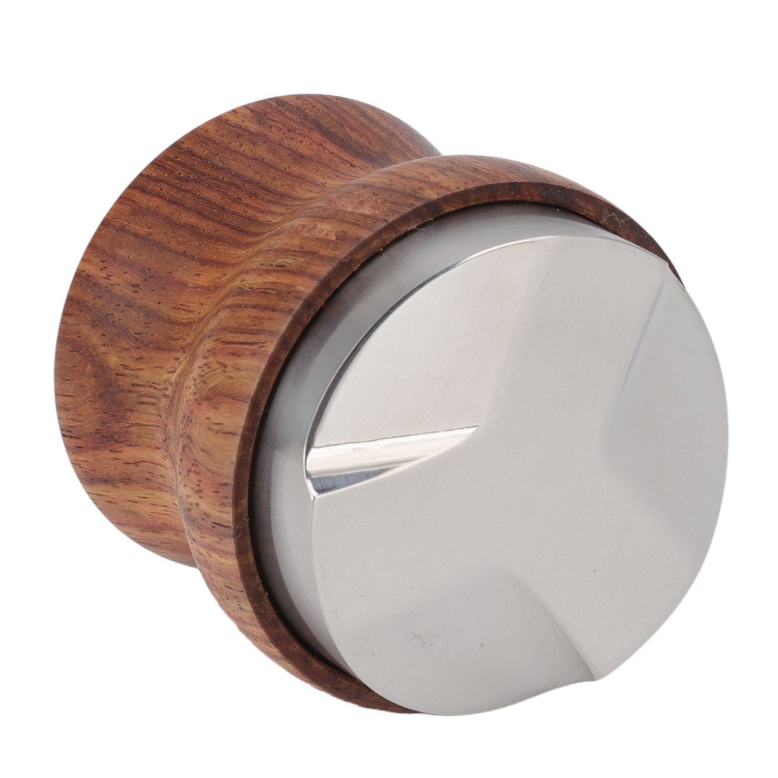 Coffee Distributor Stainless Steel Rosewood Coffee Tamper Leveler for Coffee Accessories 53mm / 2.1in