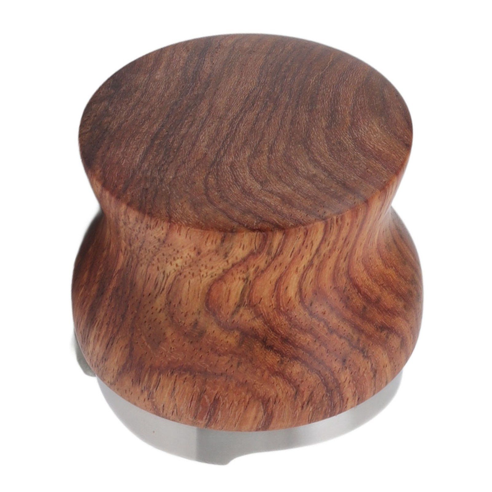 Coffee Distributor Stainless Steel Rosewood Coffee Tamper Leveler for Coffee Accessories 58mm / 2.3in