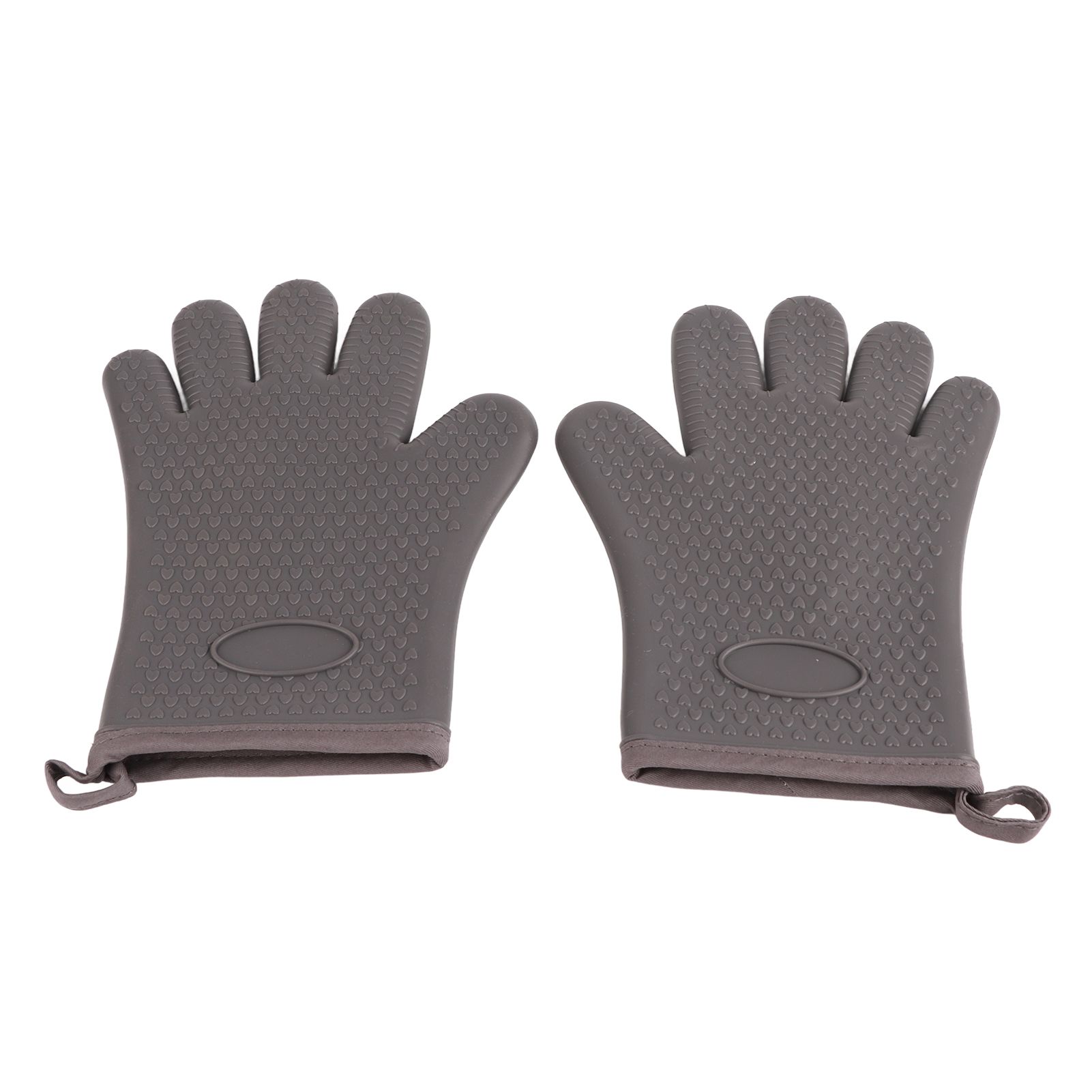 Heat Resistant Gloves Grilling Gloves Anti Scalding Silicone Oven Gloves for Kitchen Cooking Baking