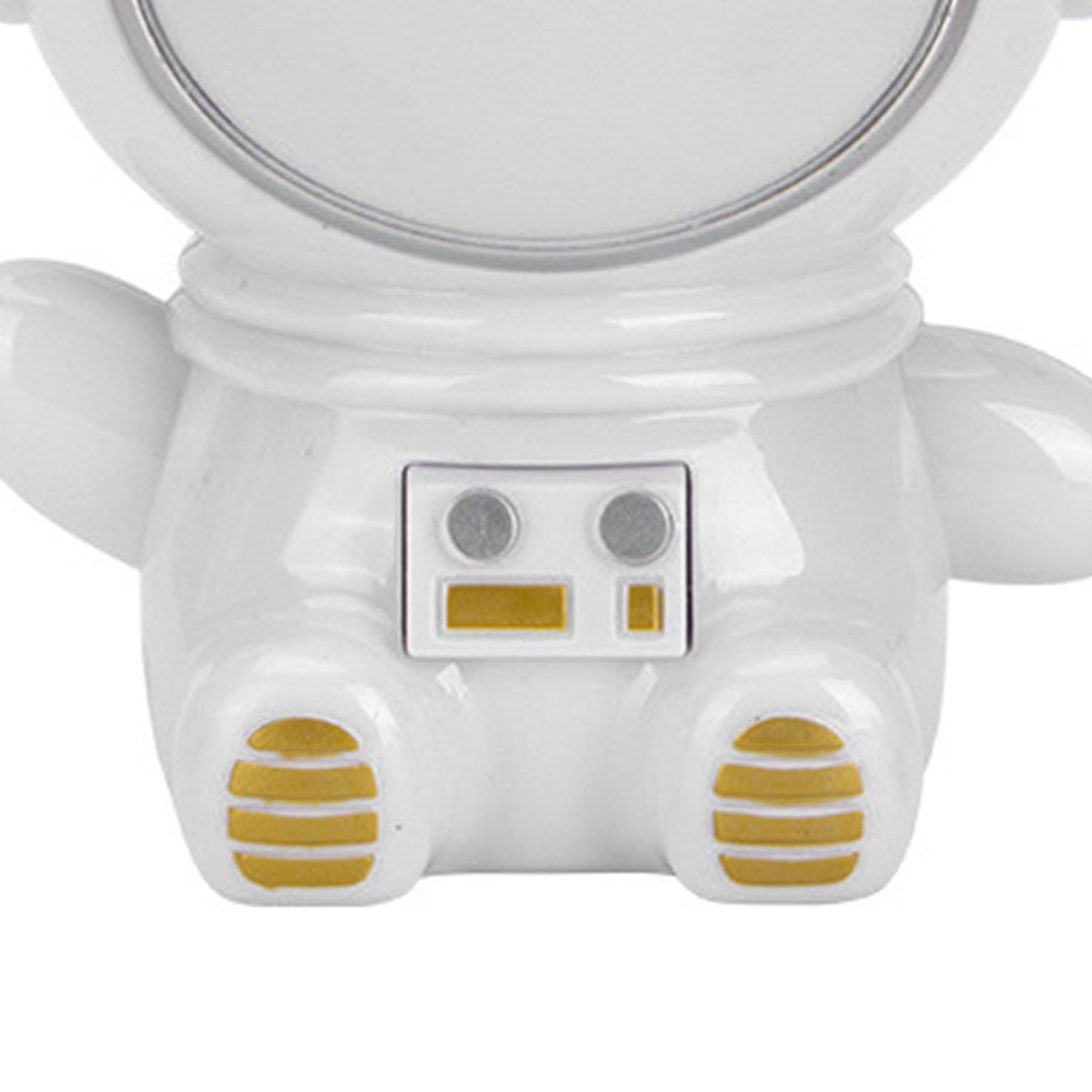 Night Light 3 Modes LED Colorful Cute Astronaut Appearance USB Port Bedside Night Lamp for Bedroom Dormitory White