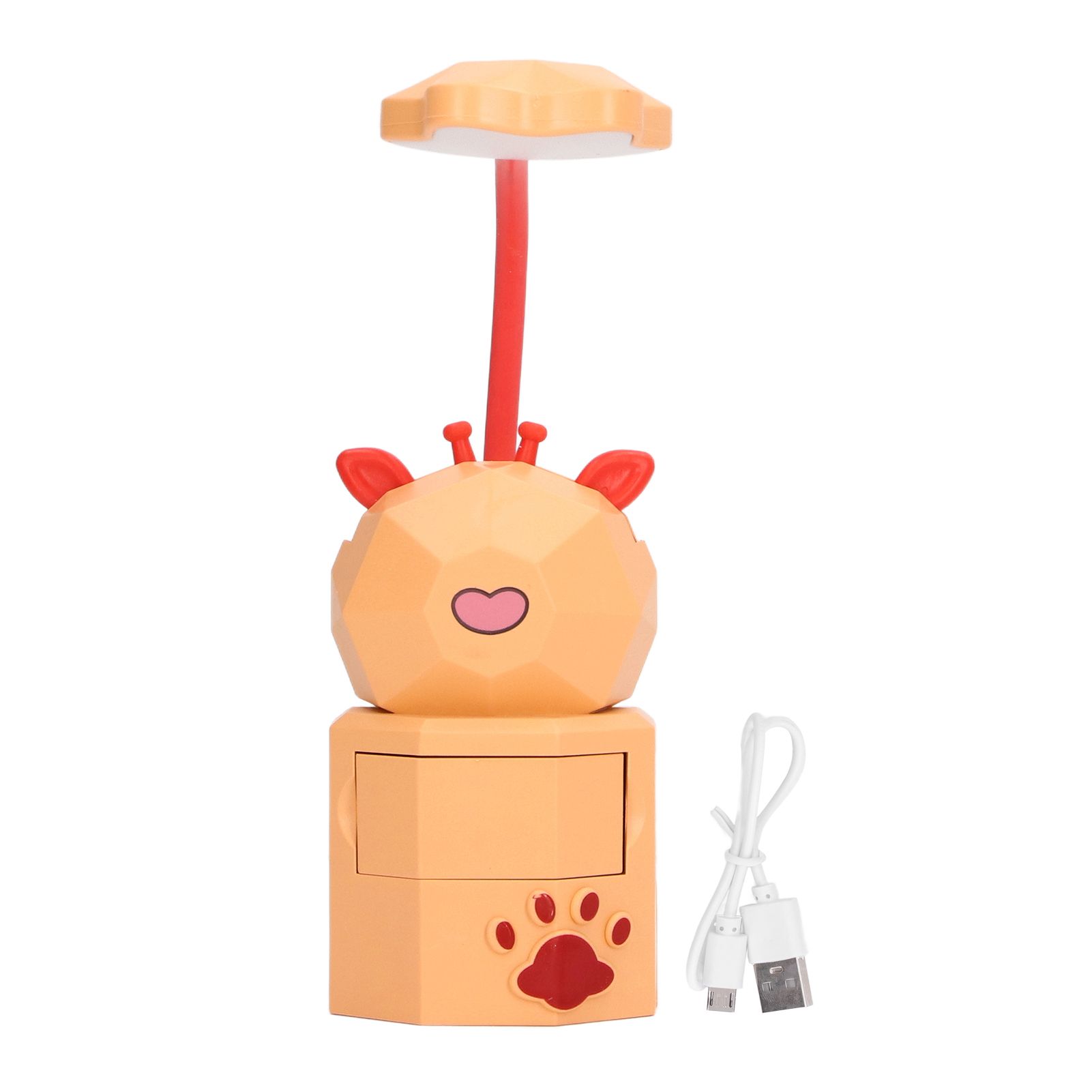 Night Lamp Desk Light LED 5V 3W Gooseneck USB Charging Deer Figurine for Home Table YC-5802 Orange Night Lamp Desk Light LED 5V 3W Gooseneck USB Charging Deer Figurine for Home Table YC-5802 Orange