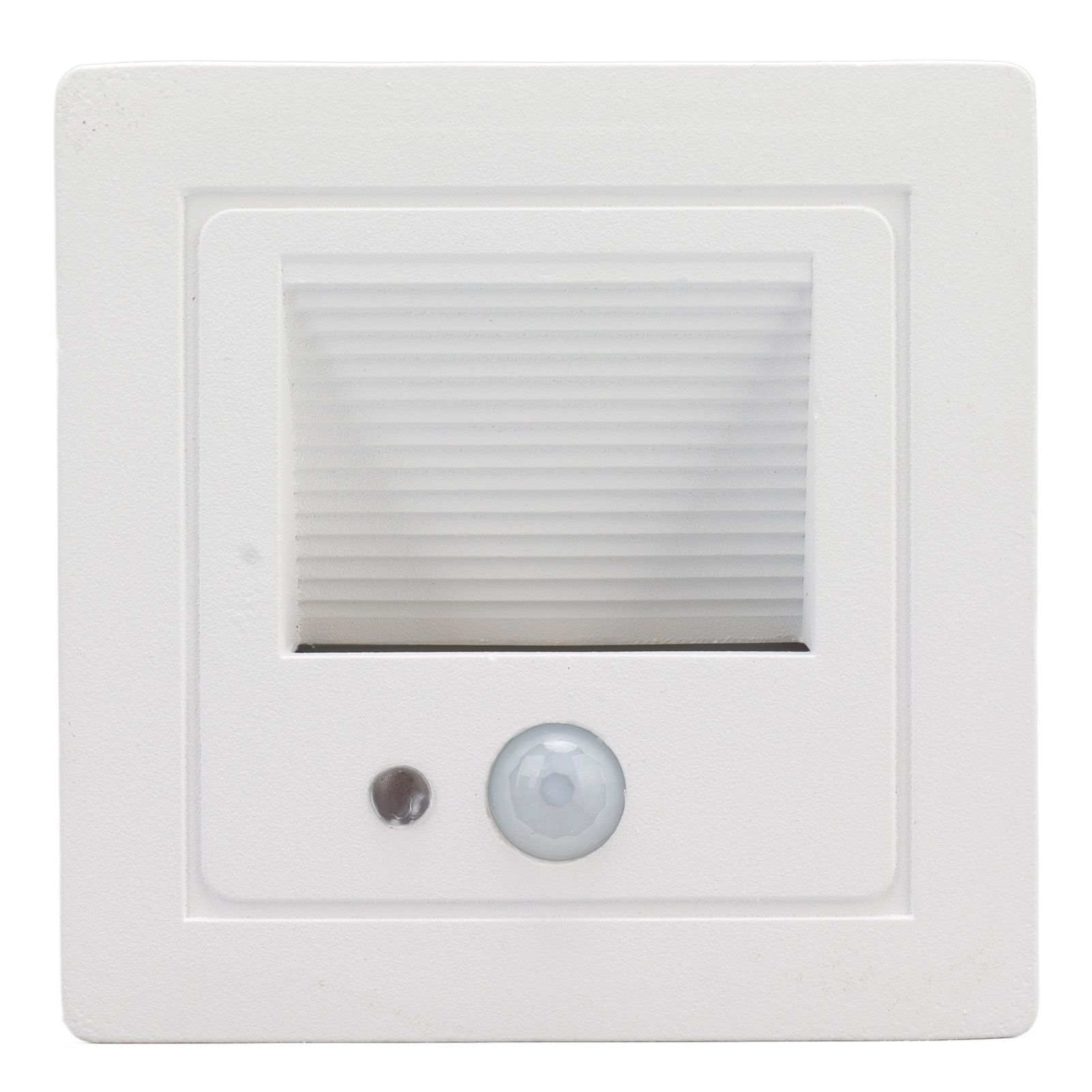 LED Corner Wall Lamp Recessed Warm White Iron Baking Varnish Body Induction Step Light for Stairway 85‑260V
