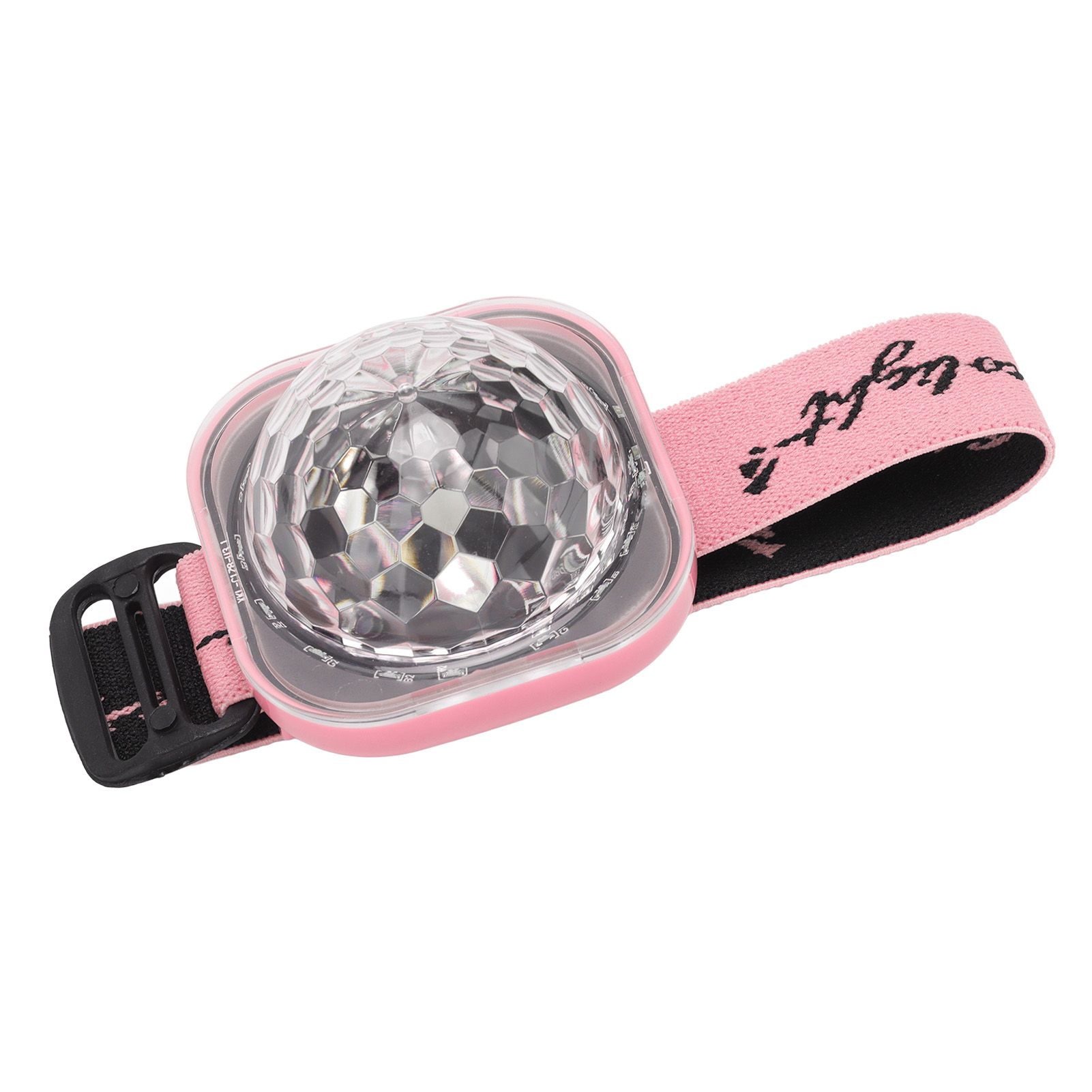 Colorful Wrist Ambient Light Ball Stage Bracelet Lamp RGB Wrist Light for Car KTV Wedding Pink Shell