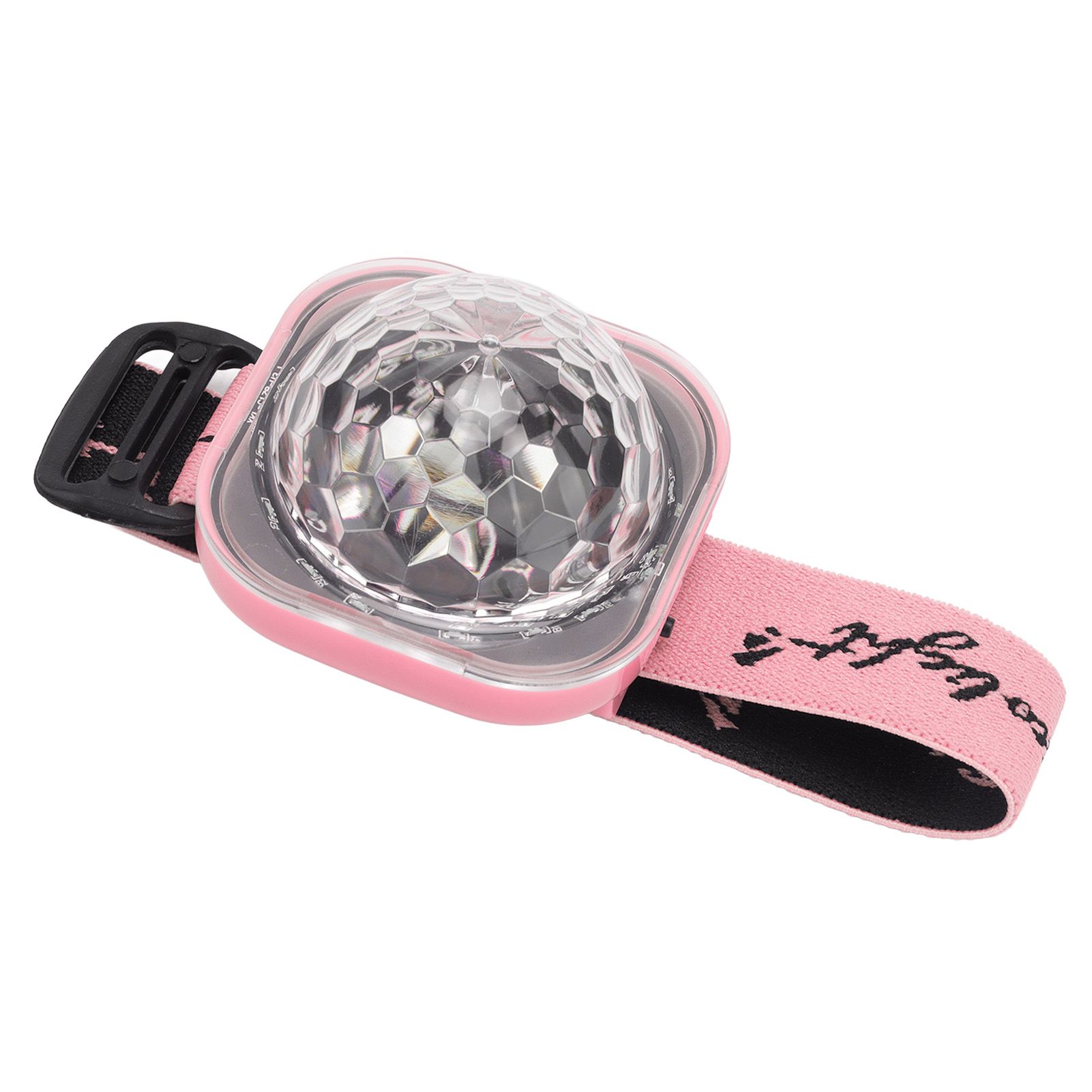 Colorful Wrist Ambient Light Ball Stage Bracelet Lamp RGB Wrist Light for Car KTV Wedding Pink Shell
