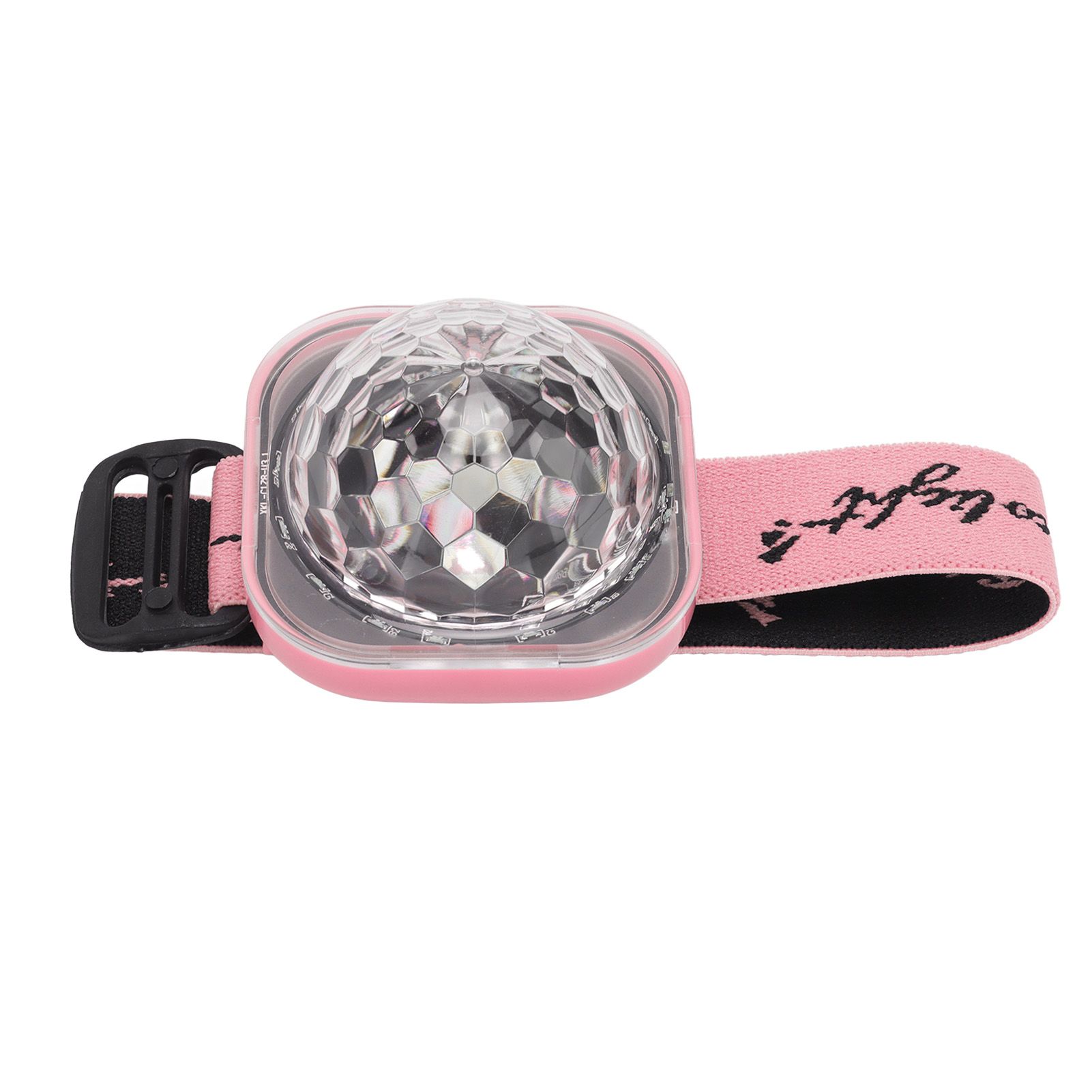 Colorful Wrist Ambient Light Ball Stage Bracelet Lamp RGB Wrist Light for Car KTV Wedding Pink Shell