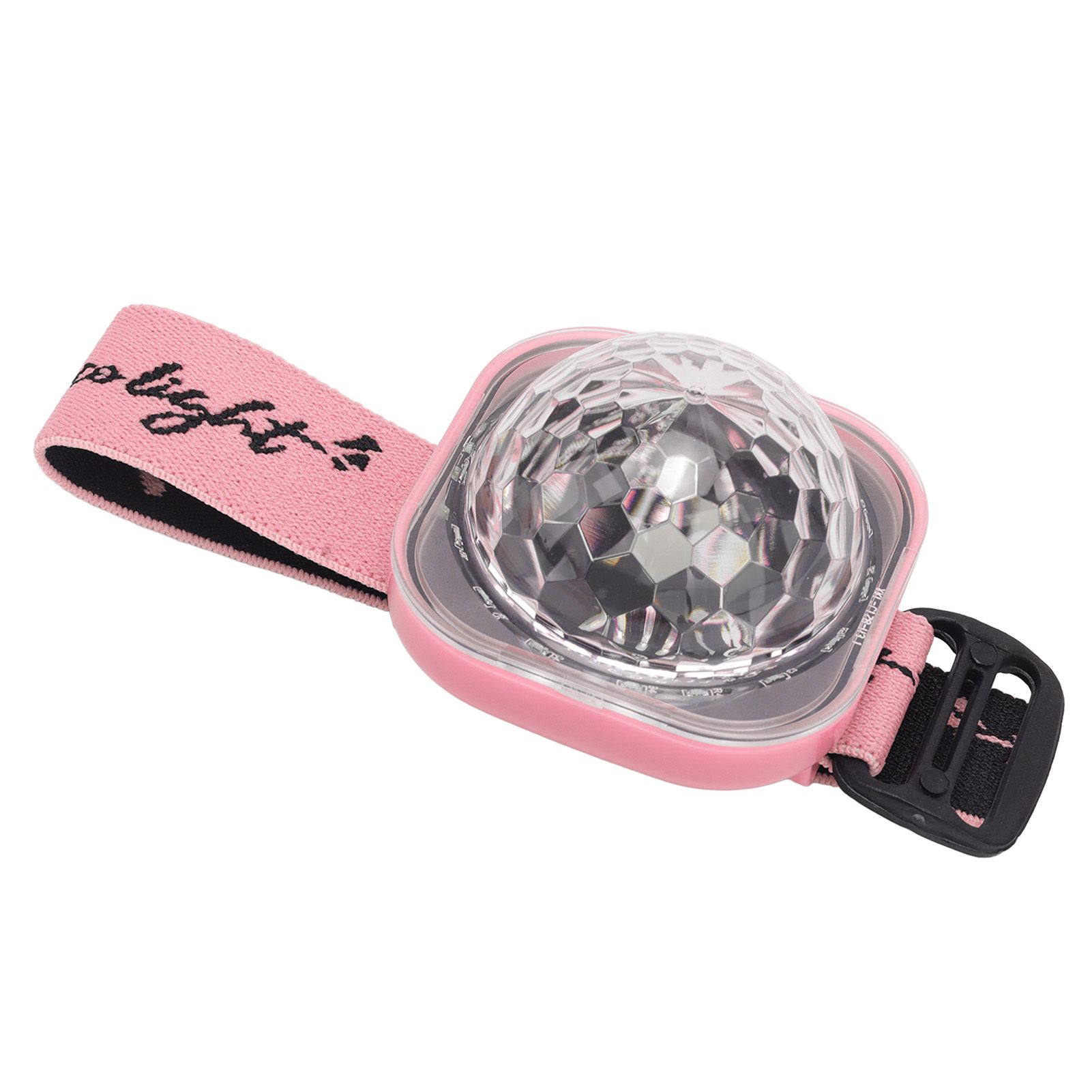 Colorful Wrist Ambient Light Ball Stage Bracelet Lamp RGB Wrist Light for Car KTV Wedding Pink Shell