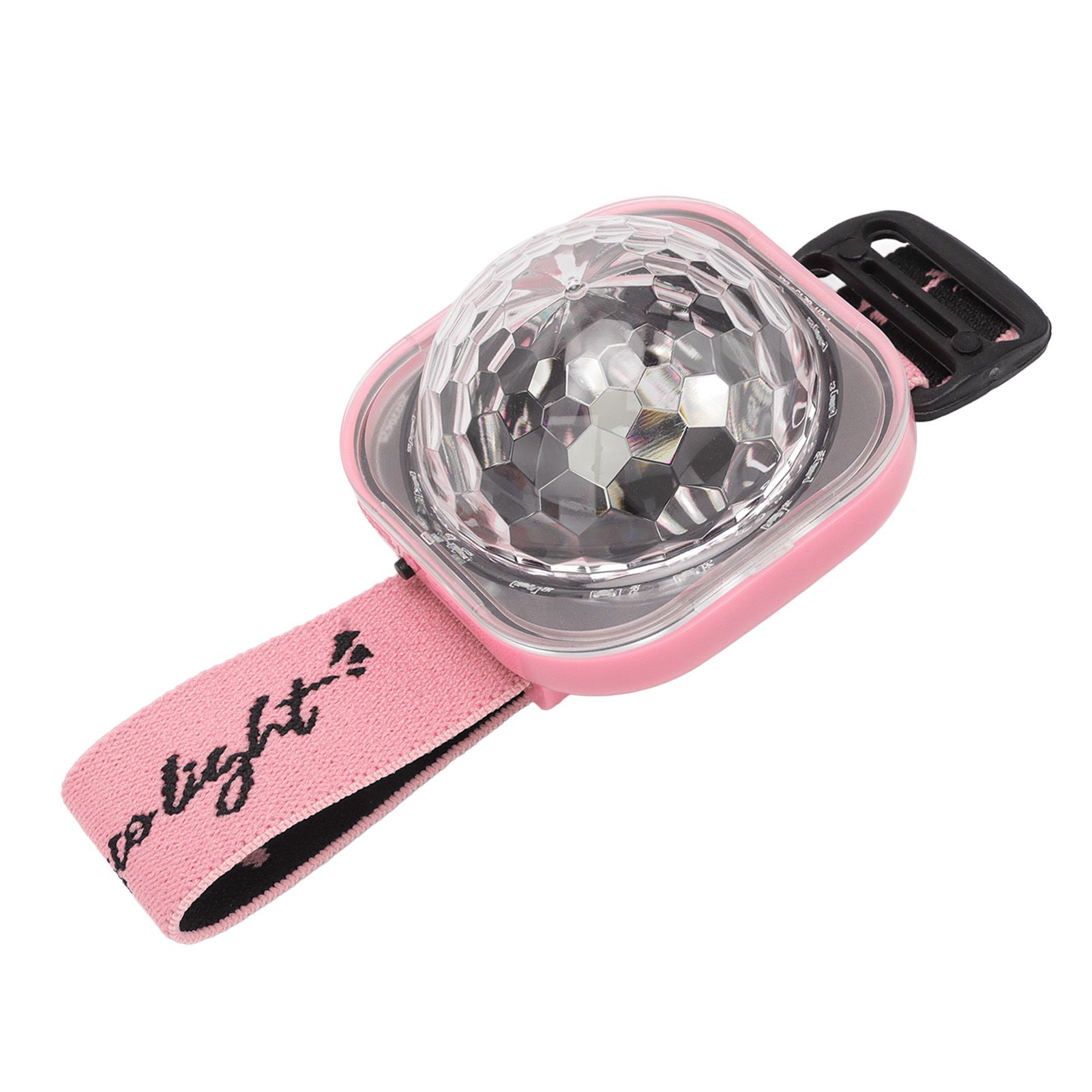 Colorful Wrist Ambient Light Ball Stage Bracelet Lamp RGB Wrist Light for Car KTV Wedding Pink Shell