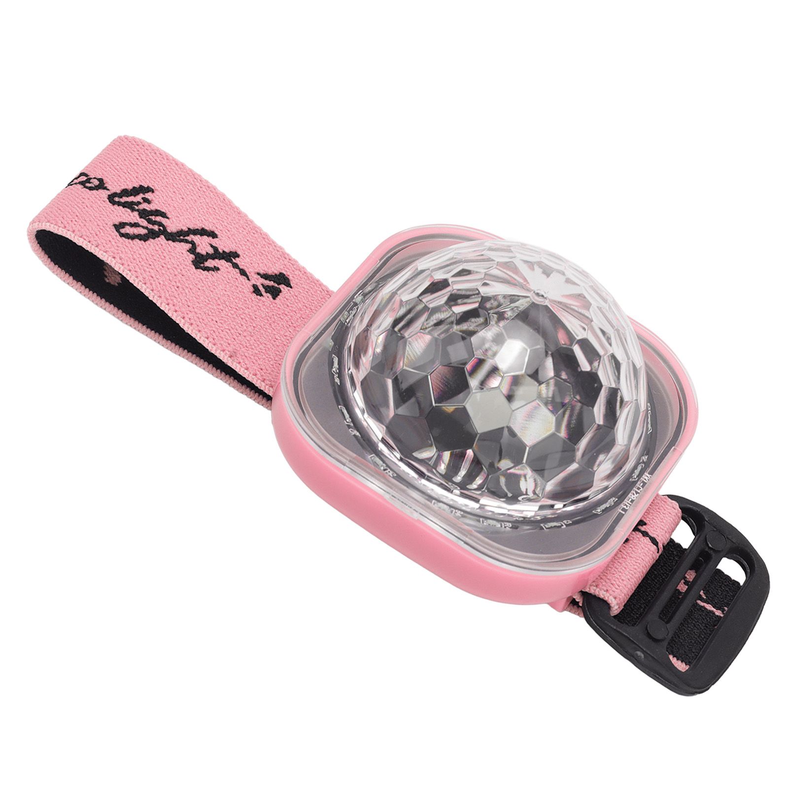 Colorful Wrist Ambient Light Ball Stage Bracelet Lamp RGB Wrist Light for Car KTV Wedding Pink Shell