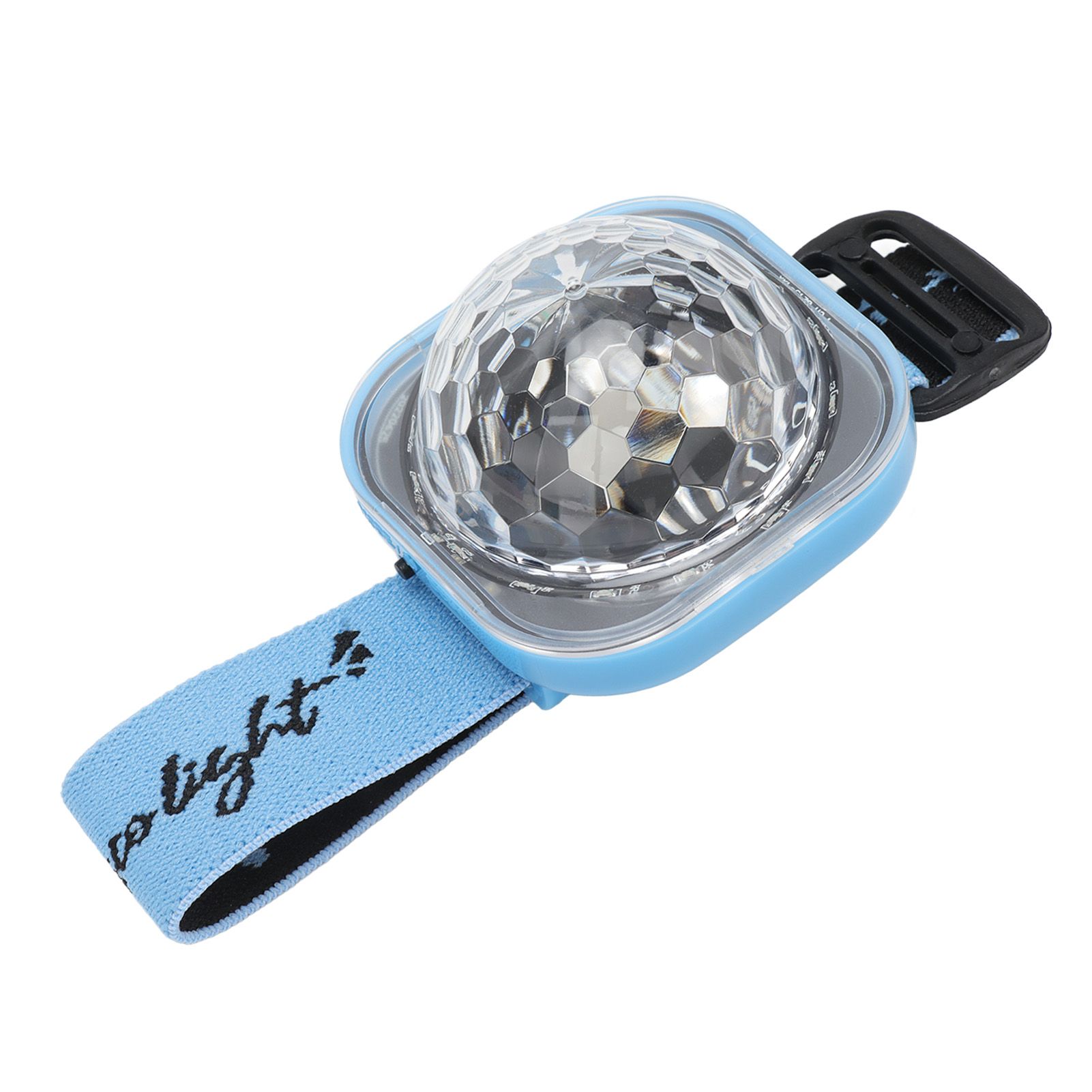Colorful Wrist Ambient Light Ball Stage Bracelet Lamp RGB Wrist Light for Car KTV Wedding Blue Shell