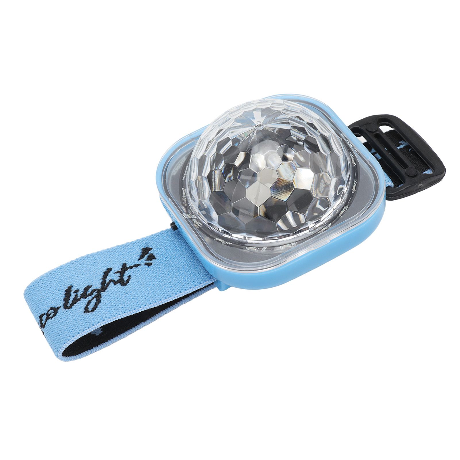 Colorful Wrist Ambient Light Ball Stage Bracelet Lamp RGB Wrist Light for Car KTV Wedding Blue Shell