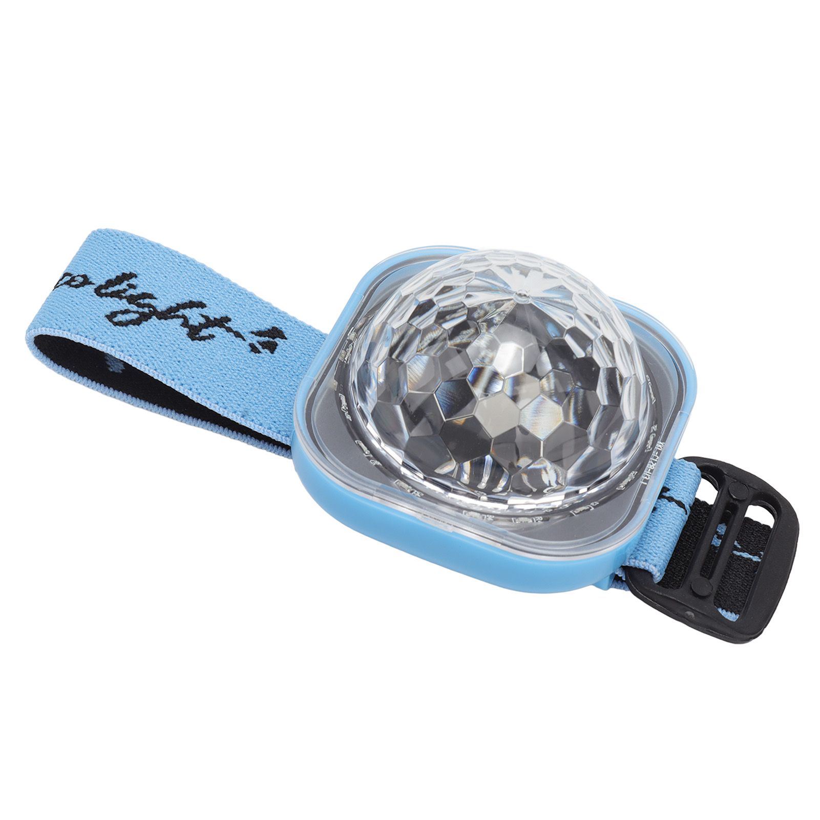 Colorful Wrist Ambient Light Ball Stage Bracelet Lamp RGB Wrist Light for Car KTV Wedding Blue Shell