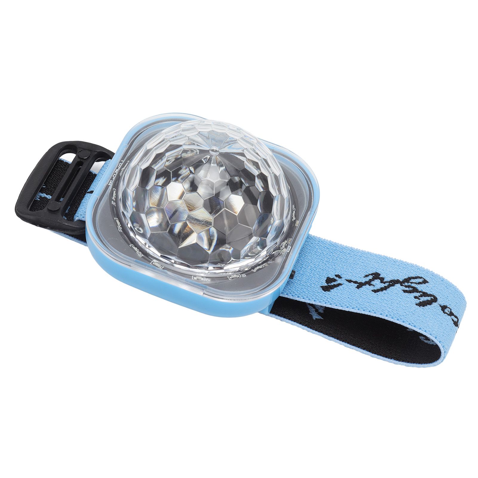 Colorful Wrist Ambient Light Ball Stage Bracelet Lamp RGB Wrist Light for Car KTV Wedding Blue Shell