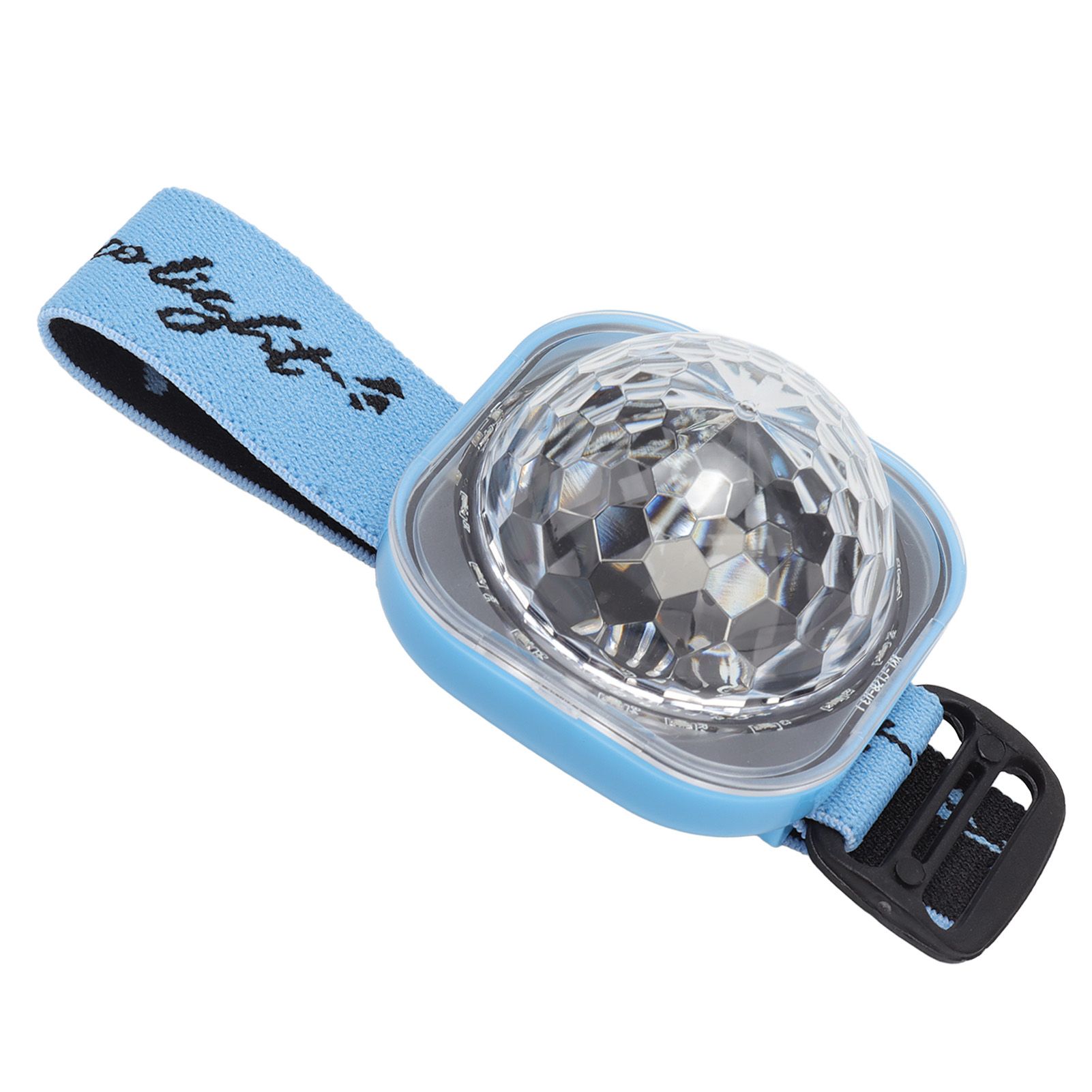 Colorful Wrist Ambient Light Ball Stage Bracelet Lamp RGB Wrist Light for Car KTV Wedding Blue Shell