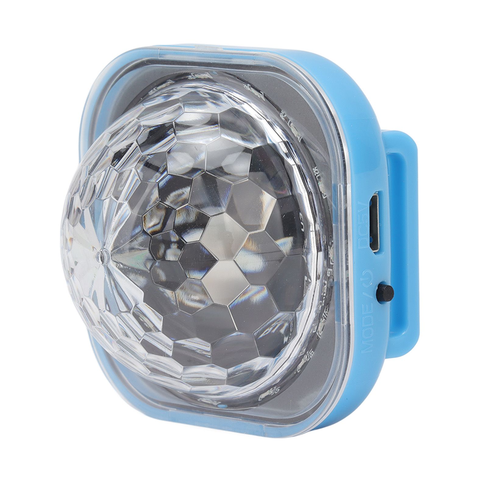 Colorful Wrist Ambient Light Ball Stage Bracelet Lamp RGB Wrist Light for Car KTV Wedding Blue Shell