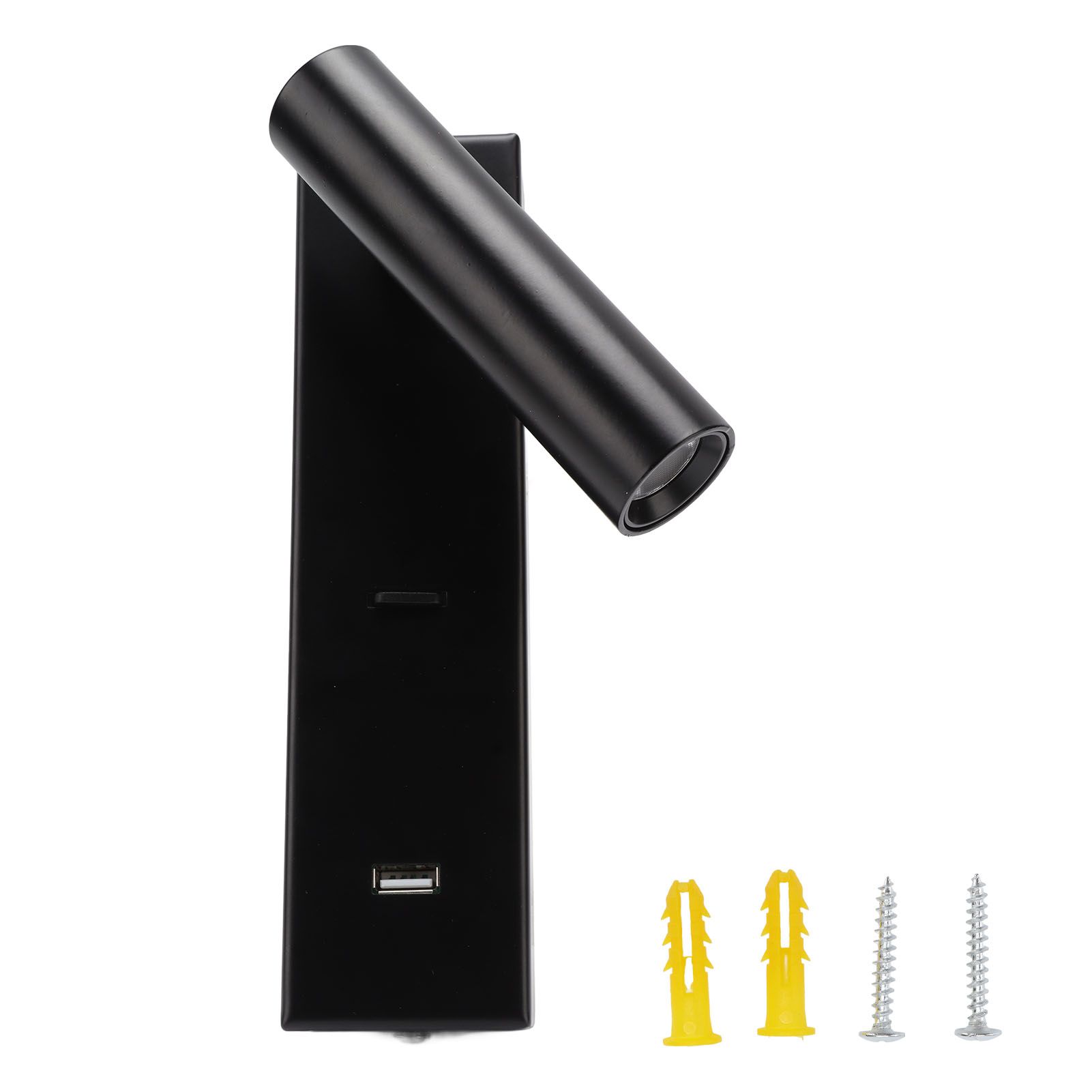 LED Wall Reading Light Simple Stylish Wall Mounted Light with Switch USB Port for Indoor Bedroom 100‑240V LED Wall Reading Light Simple Stylish Wall Mounted Light with Switch USB Port for Indoor Bedroom 100‑240V