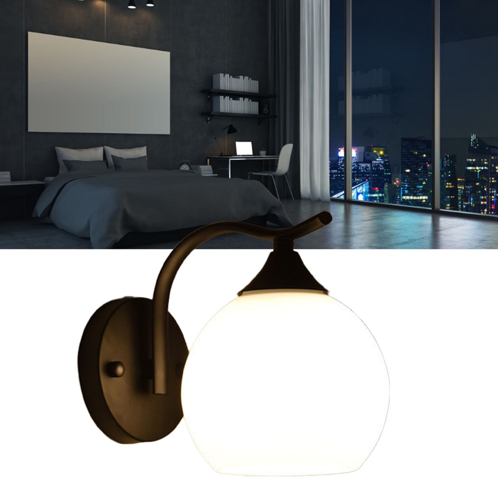 Wall Lamp Exquisite American Style Rust Resistance Wall Light for Living Room Bedroom Corridor Without Bulb Type 3
