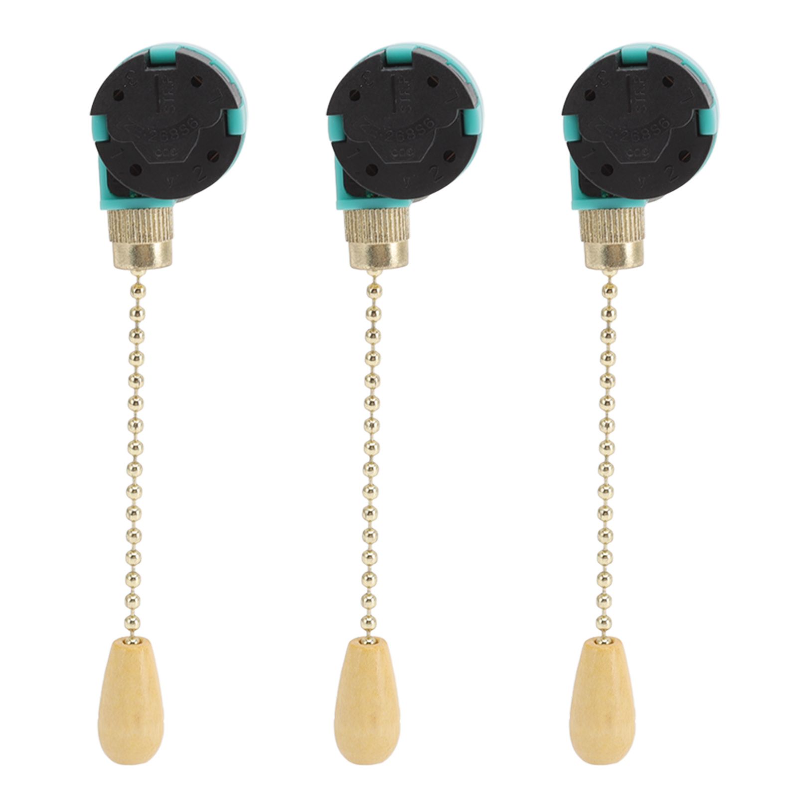3Pcs Ceiling Light Pull Chain Switch 3 Speed 4 Wire Ceiling Fan Lamp Switch for Ceiling Lamp Fan Lamp Wall Lamp Gold 3Pcs Ceiling Light Pull Chain Switch 3 Speed 4 Wire Ceiling Fan Lamp Switch for Ceiling Lamp Fan Lamp Wall Lamp Gold