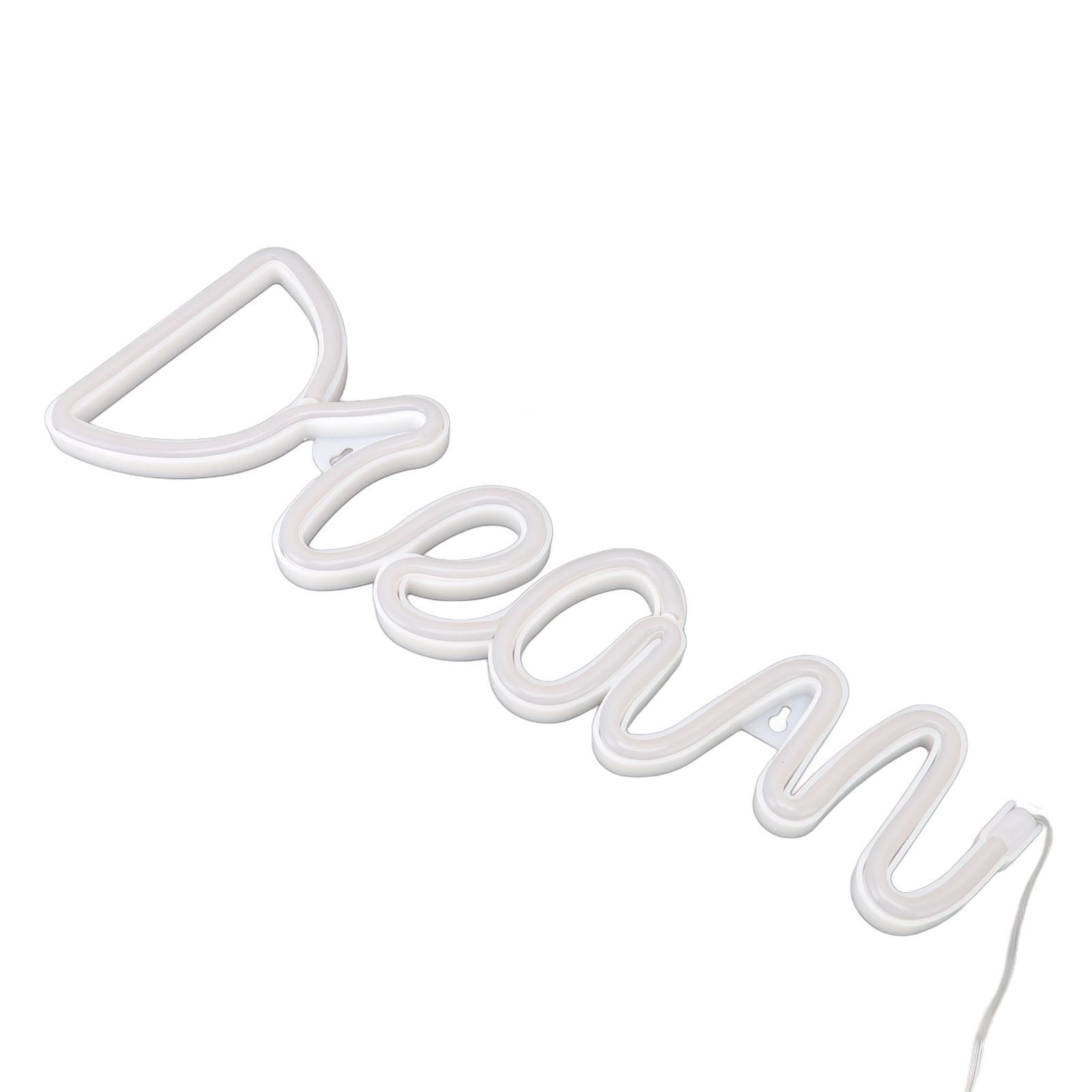 LED Neon Light Dream Battery USB Operated Neon Wall Light for Bedroom Living Room Bar Party Christmas Wedding