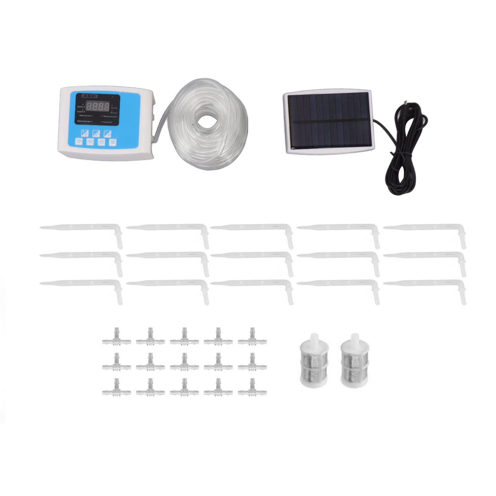 Automatic Watering System Durable Garden Automatic Watering Device Timer Drip Irrigation Kit for Garden Yard Farm 10m Tube