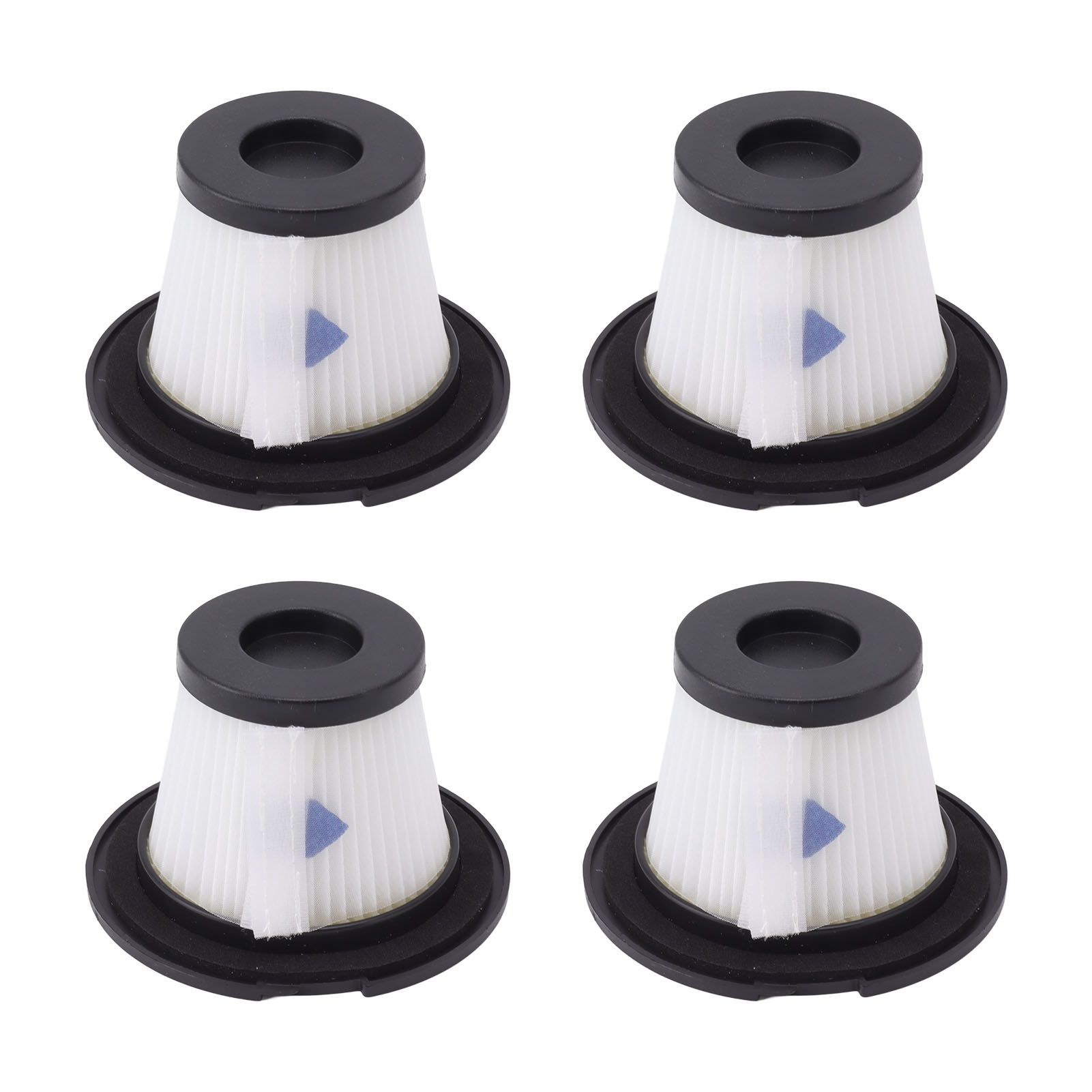4pcs Vacuum Cleaner Replacement Filters Washable Vacuum Filter Detachable Vacuum Cleaner Filter Accessory for Moosoo K17 for INSE N6s