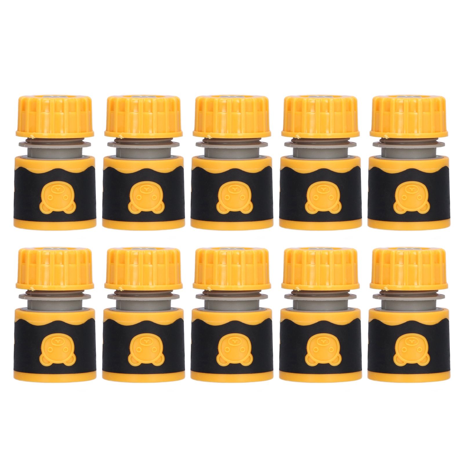 10Pcs Garden Quick Connector G1/2 Garden Faucet Water Hose Pipe Plastic Connector Quick Connect Garden Hose Fittings