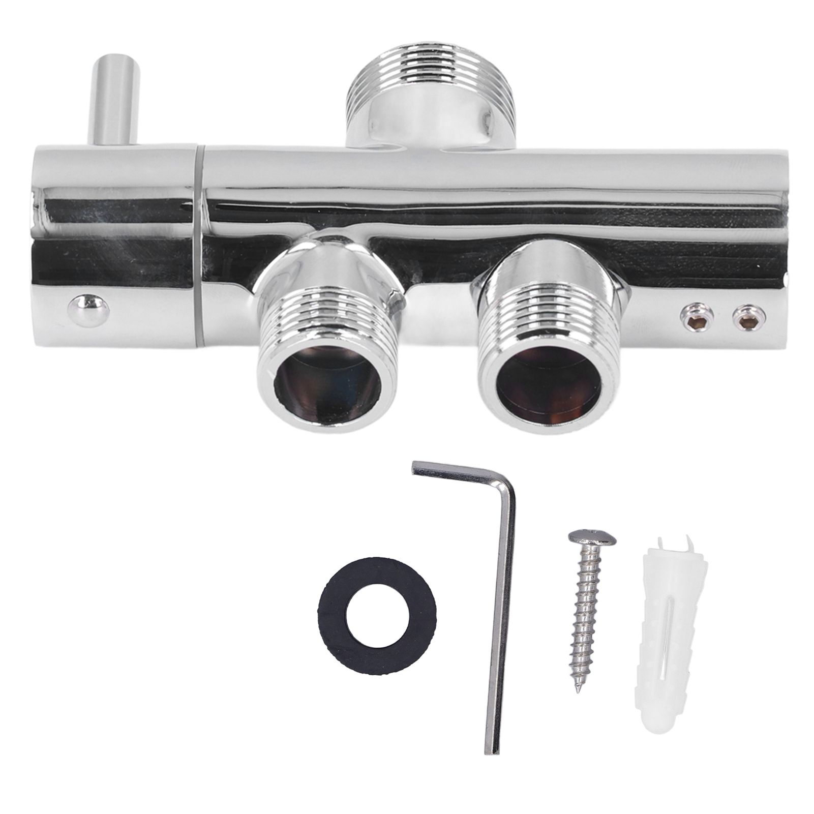 G3/4 to G1/2 Shower Arm Diverter Leakproof Tee Connector Brass Shower Diverter Valve for Bathroom