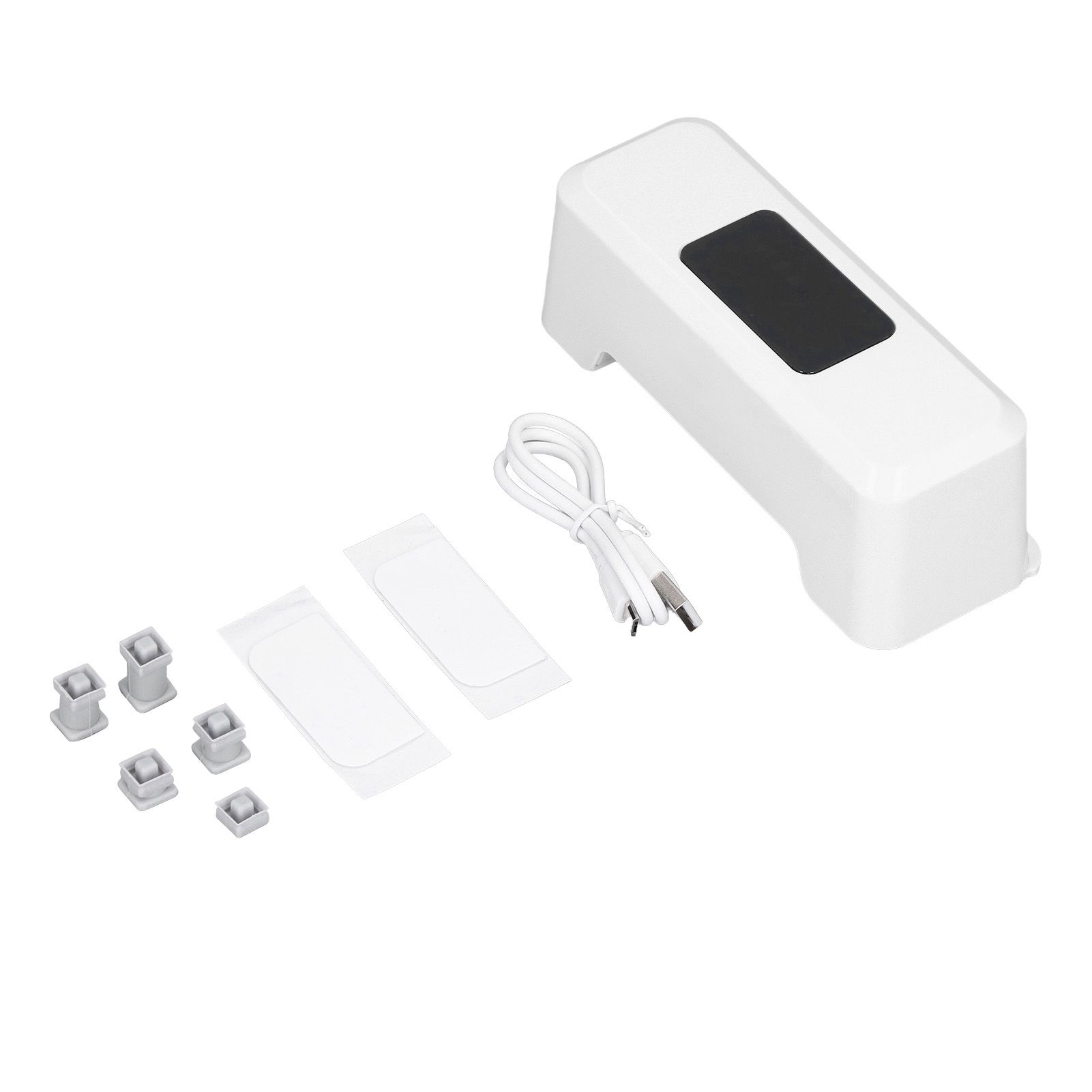 Automatic Touchless Toilet Flusher External Infrared 0.25S Induction Smart Toilet Flushing SensorWhite