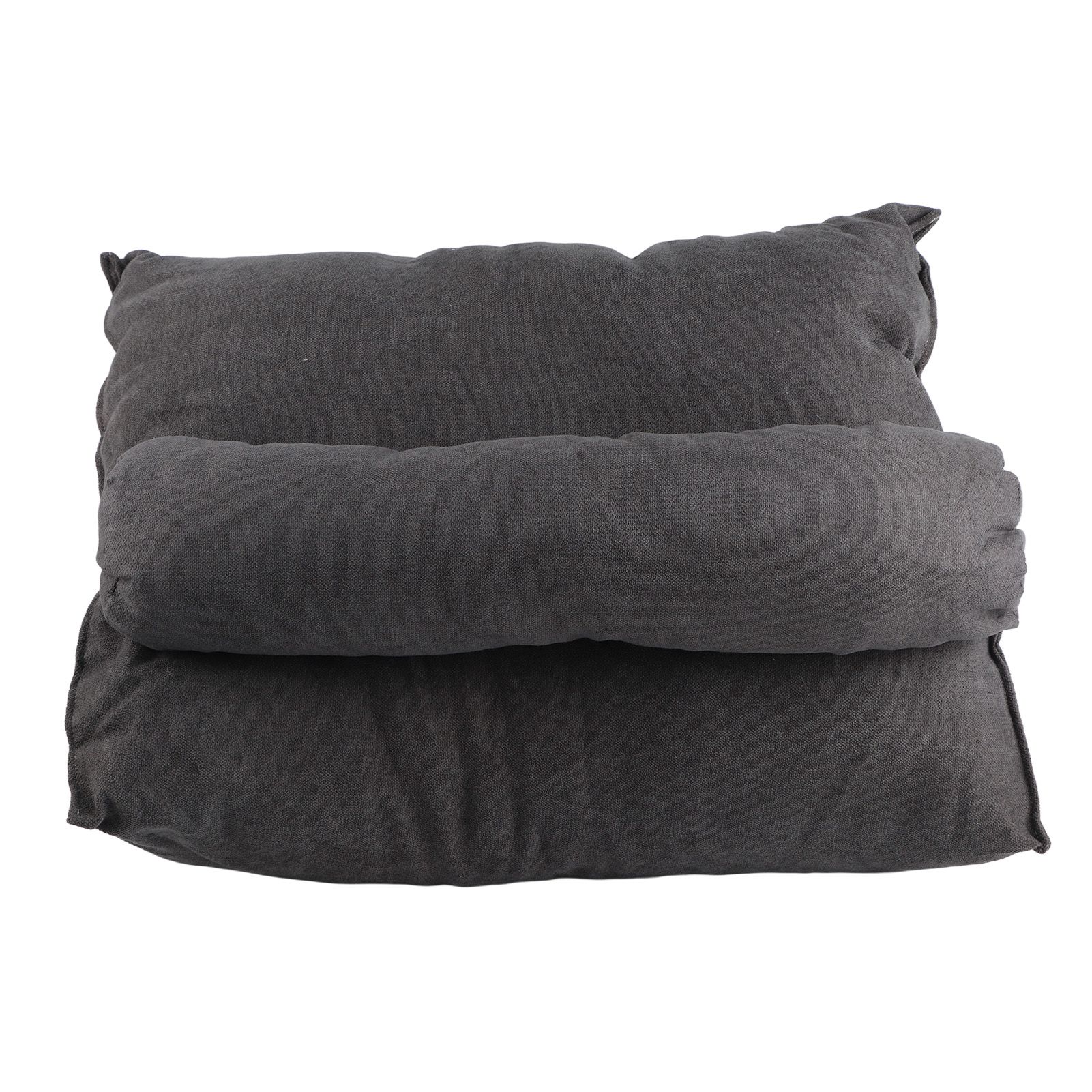 Large Backrest 60x22x50cm Triangular Design Detachable Soft Comfortable Reading Pillow Backrest for Home Sofa Bed Light Gray 60x22x50cm