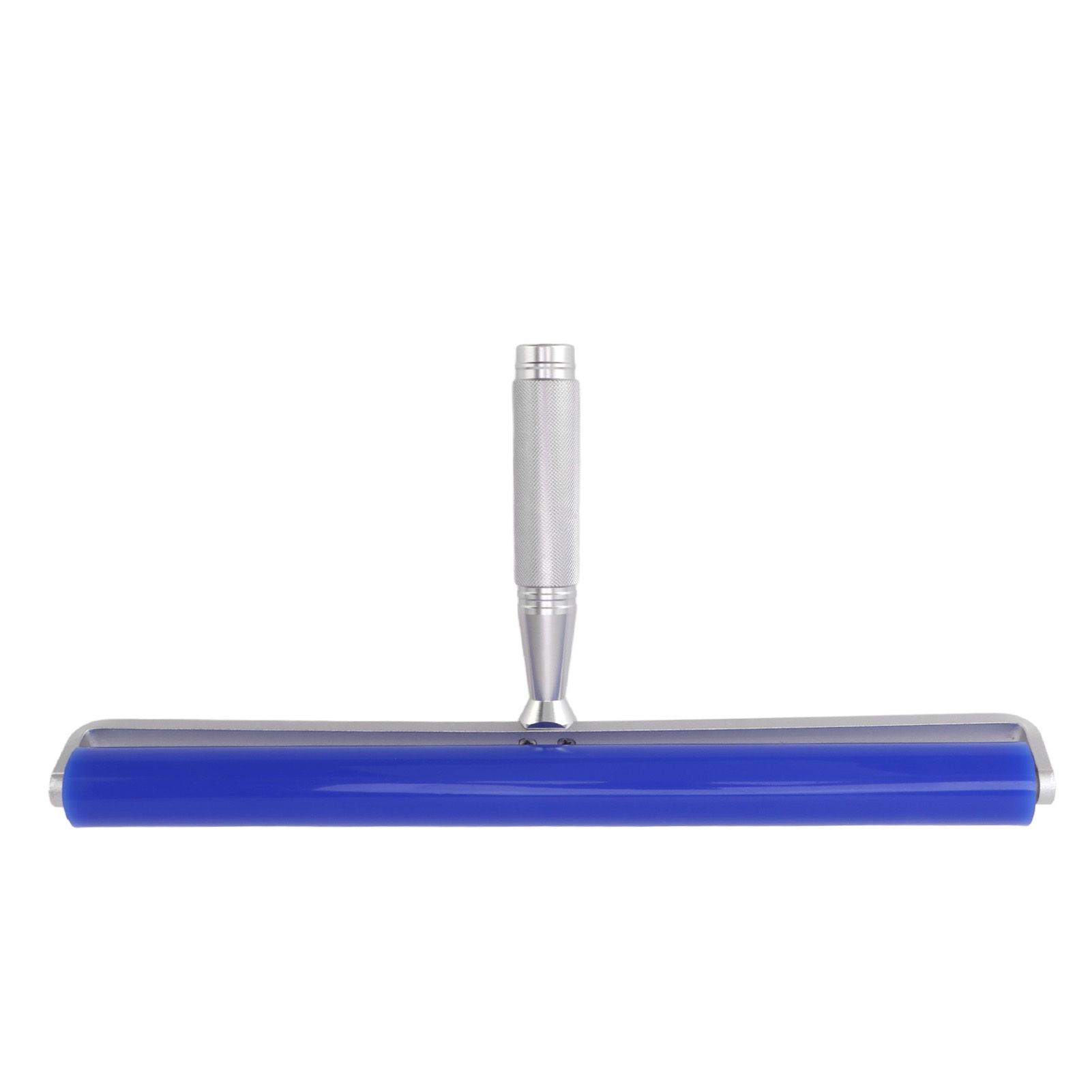 Silicone Screen Film Roller Blue Iron Bearing Anti Static High Resilience Silicone Manual Roller for Screen 10in