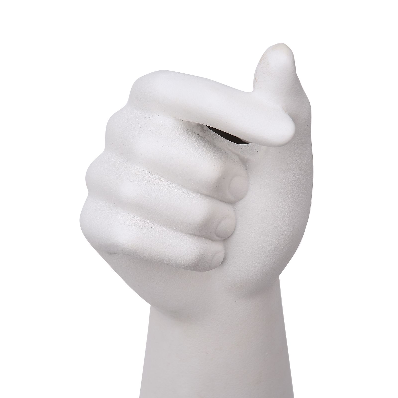 Table Vase White Color 10cm Long Ceramic Vases Decorative