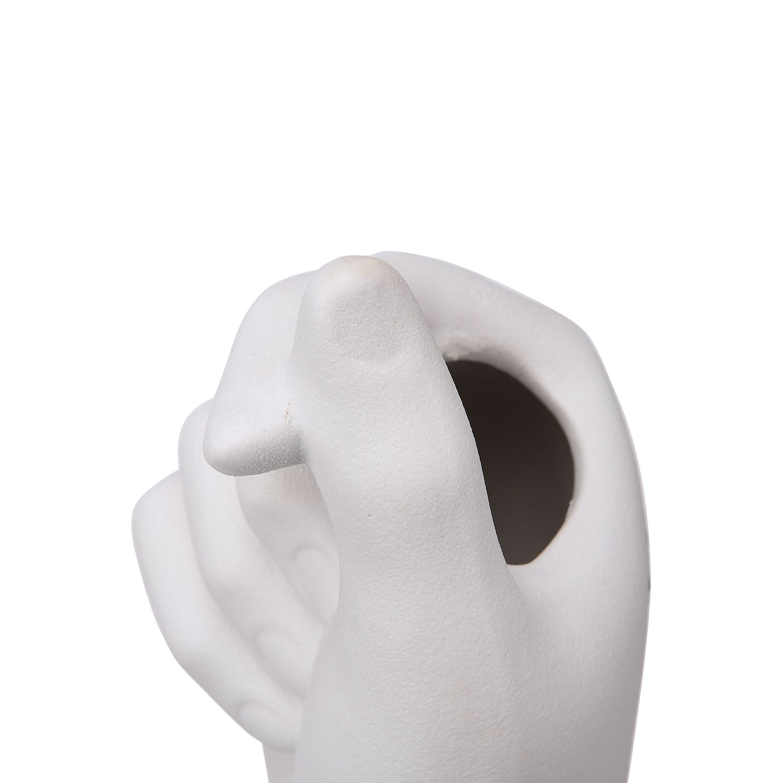 Table Vase White Color 10cm Long Ceramic Vases Decorative