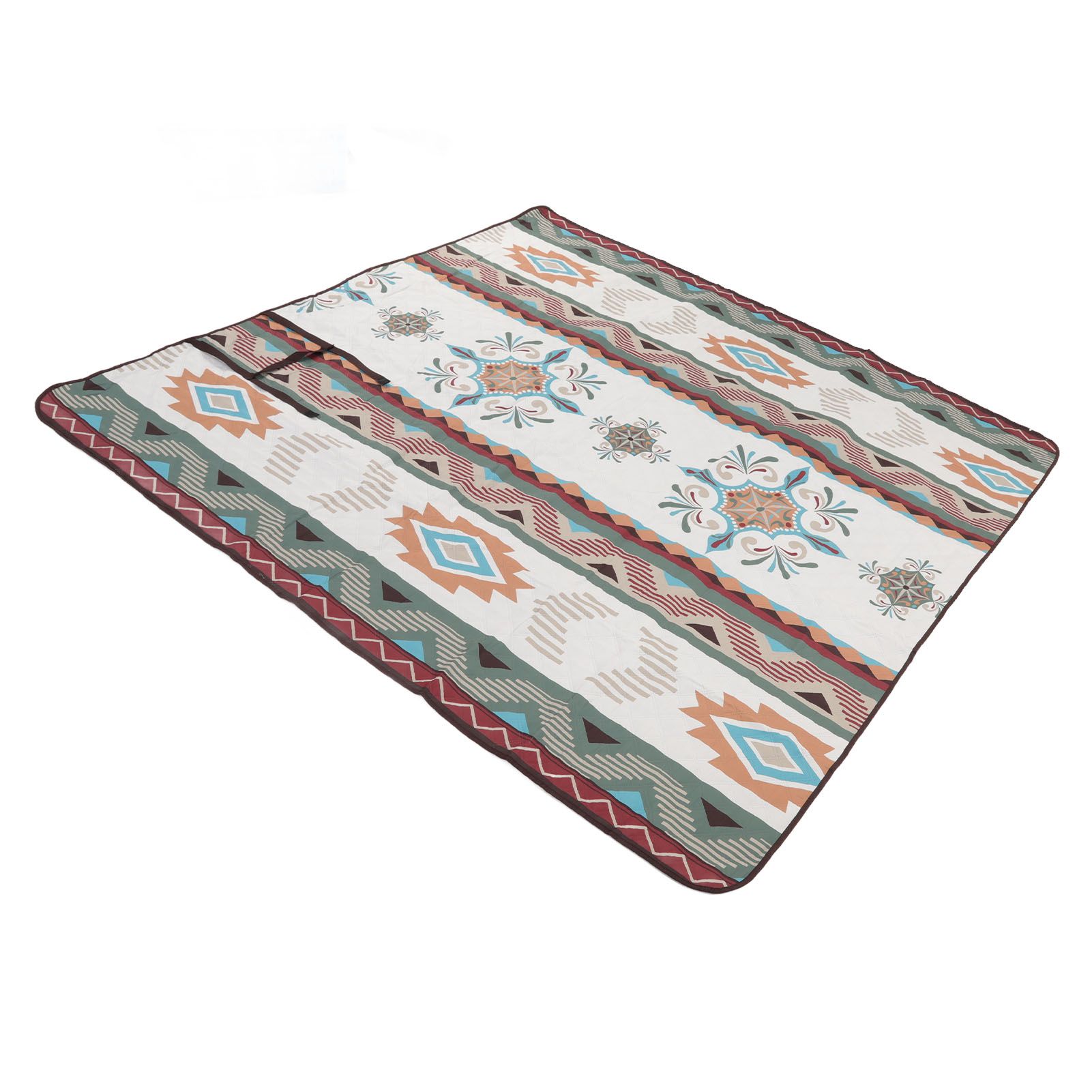 Camping Rug 210D Oxford Cloth Thickened Waterproof Machine Washable Picnic Mat for Outdoor Travelling Type A Seattle