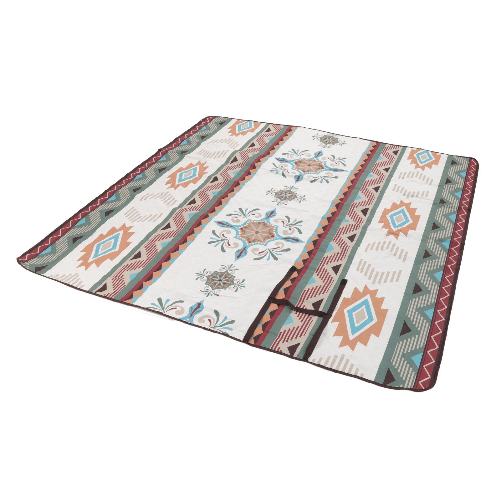 Camping Rug 210D Oxford Cloth Thickened Waterproof Machine Washable Picnic Mat for Outdoor Travelling Type A Seattle