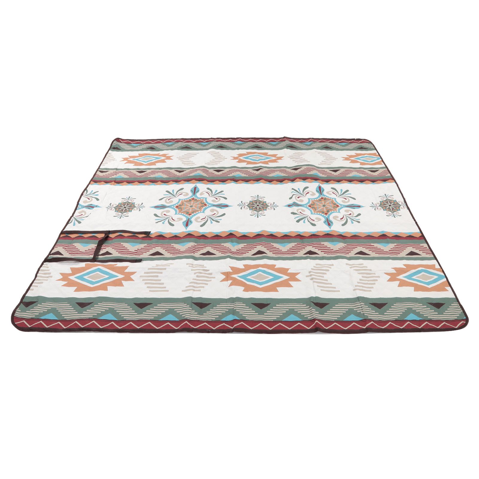 Camping Rug 210D Oxford Cloth Thickened Waterproof Machine Washable Picnic Mat for Outdoor Travelling Type A Seattle
