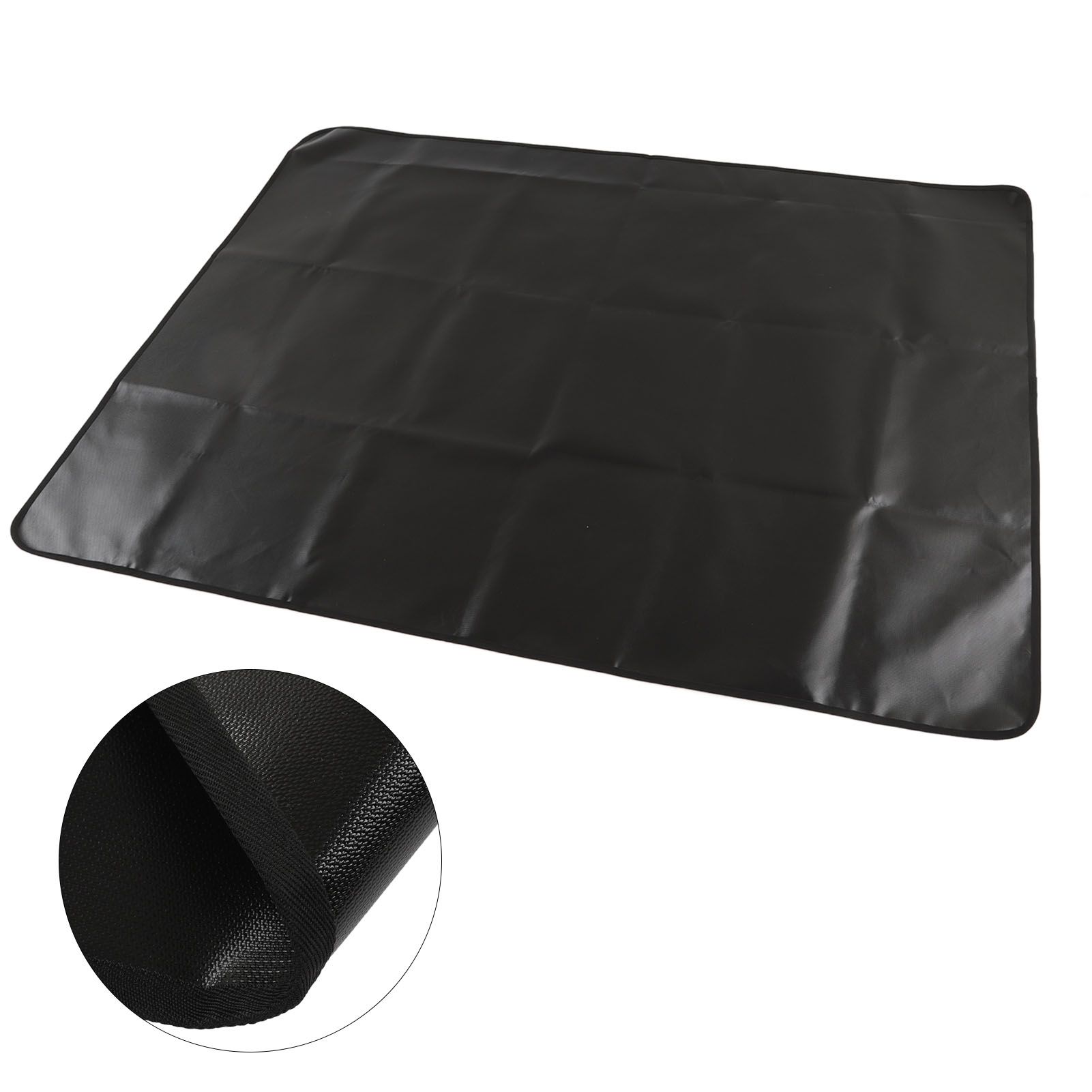 Grill Mats Double Sided Silicone Fireproof Reusable Foldable BBQ Pads for Outdoor Camping Garden Yard Picnic 152x122CM Rectangle