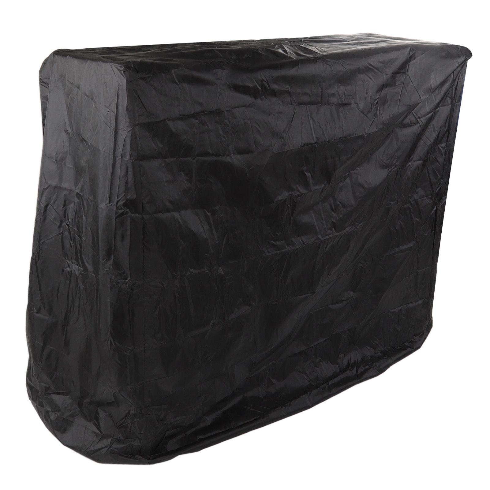 Ping Pong Table Dust Cover 190 Silver Coating Waterproof Table Tennis Cover for Outdoor Courtyard Drawstring Style 155x75x144cm / 61.0x29.5x56.7in Black