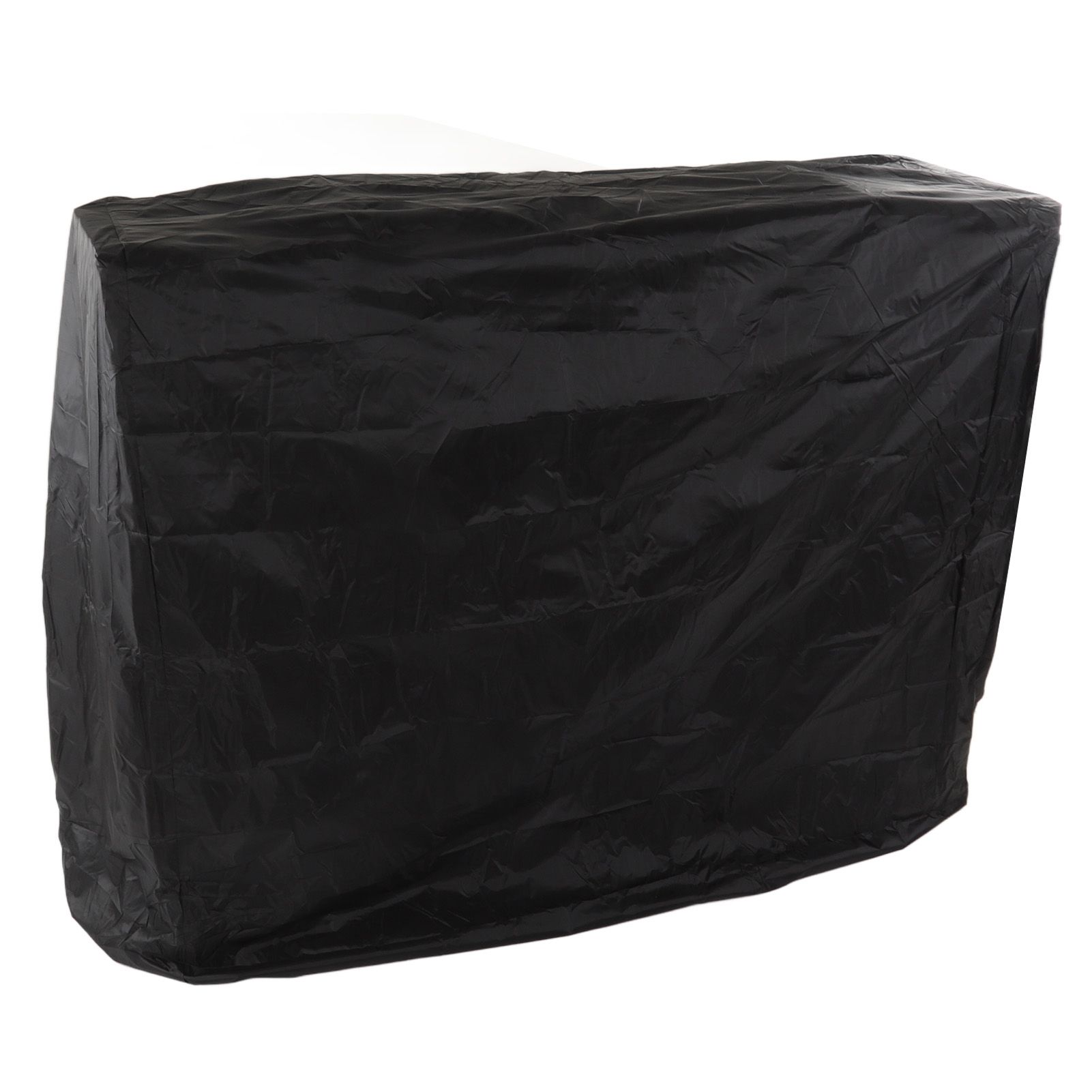 Ping Pong Table Dust Cover 190 Silver Coating Waterproof Table Tennis Cover for Outdoor Courtyard Drawstring Style 155x75x150cm / 61.0x29.5x59.1in Black