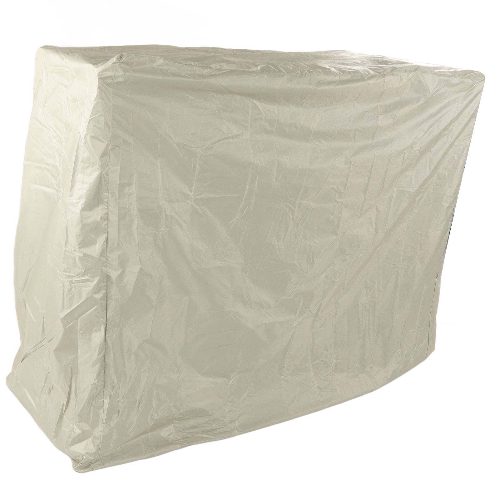 Ping Pong Table Dust Cover 190 Silver Coating Waterproof Table Tennis Cover for Outdoor Courtyard Drawstring Style 155x75x150cm / 61.0x29.5x59.1in Beige
