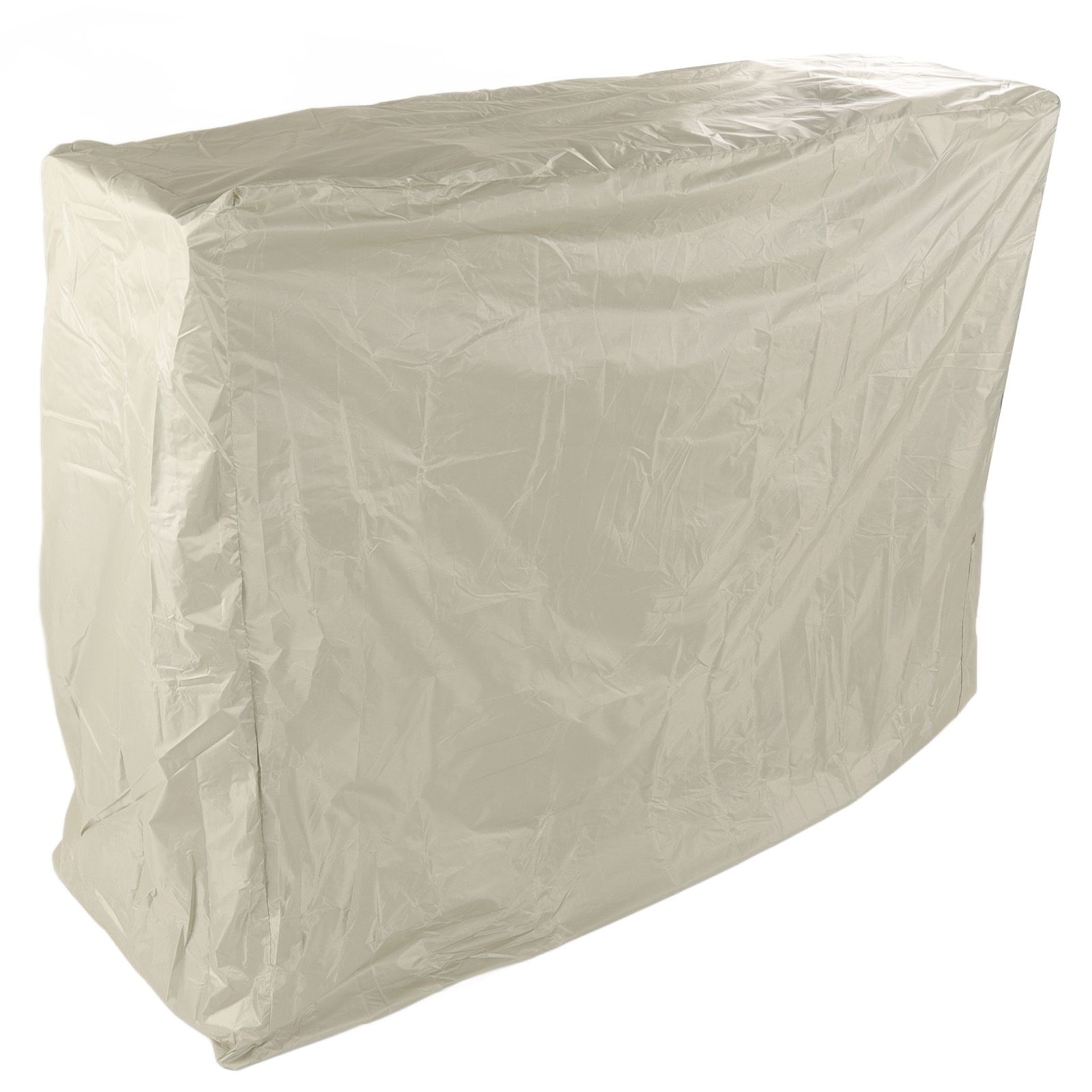 Ping Pong Table Dust Cover 190 Silver Coating Waterproof Table Tennis Cover for Outdoor Courtyard Drawstring Style 155x75x150cm / 61.0x29.5x59.1in Beige