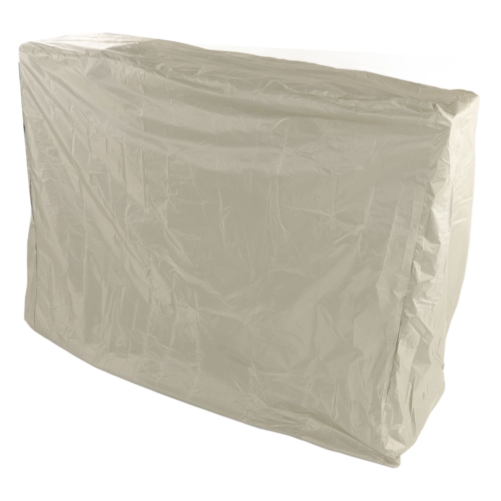 Ping Pong Table Dust Cover 190 Silver Coating Waterproof Table Tennis Cover for Outdoor Courtyard Drawstring Style 155x75x150cm / 61.0x29.5x59.1in Beige