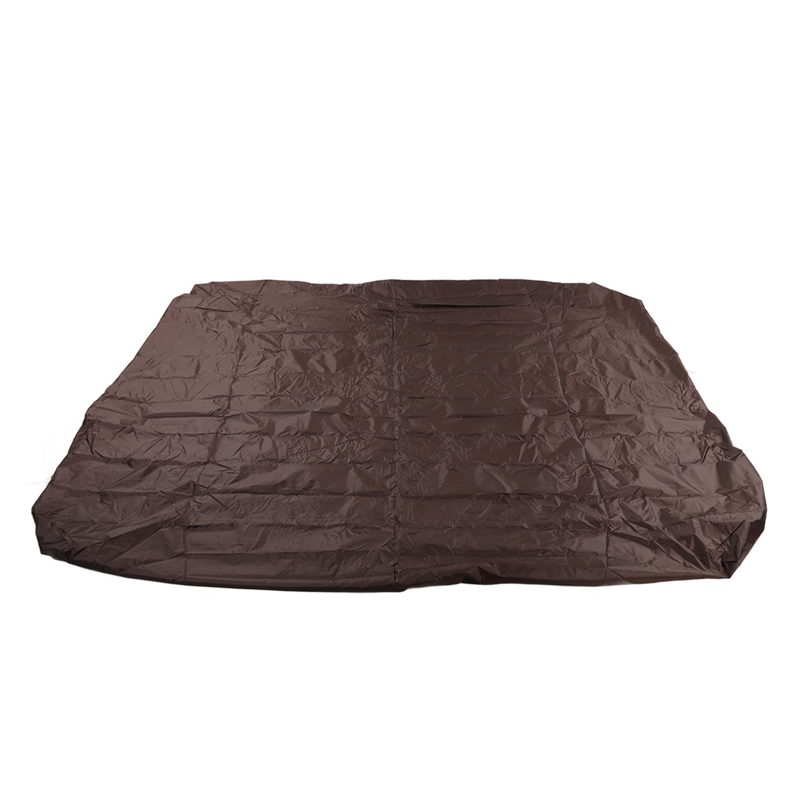 Outdoor Bathtub Dust Cover 190 Silver Coated Polyester Taffeta Waterproof Hot Spring Cover Quadrate Spa Bath Rainproof Cover 210x210x30cm Brown