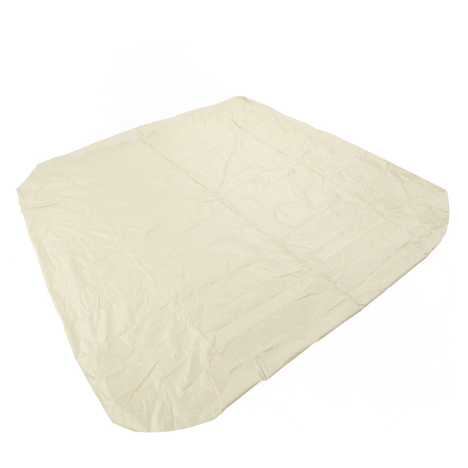 Outdoor Bathtub Dust Cover 190 Silver Coated Polyester Taffeta Waterproof Hot Spring Cover Quadrate Spa Bath Rainproof Cover 210x210x30cm Beige